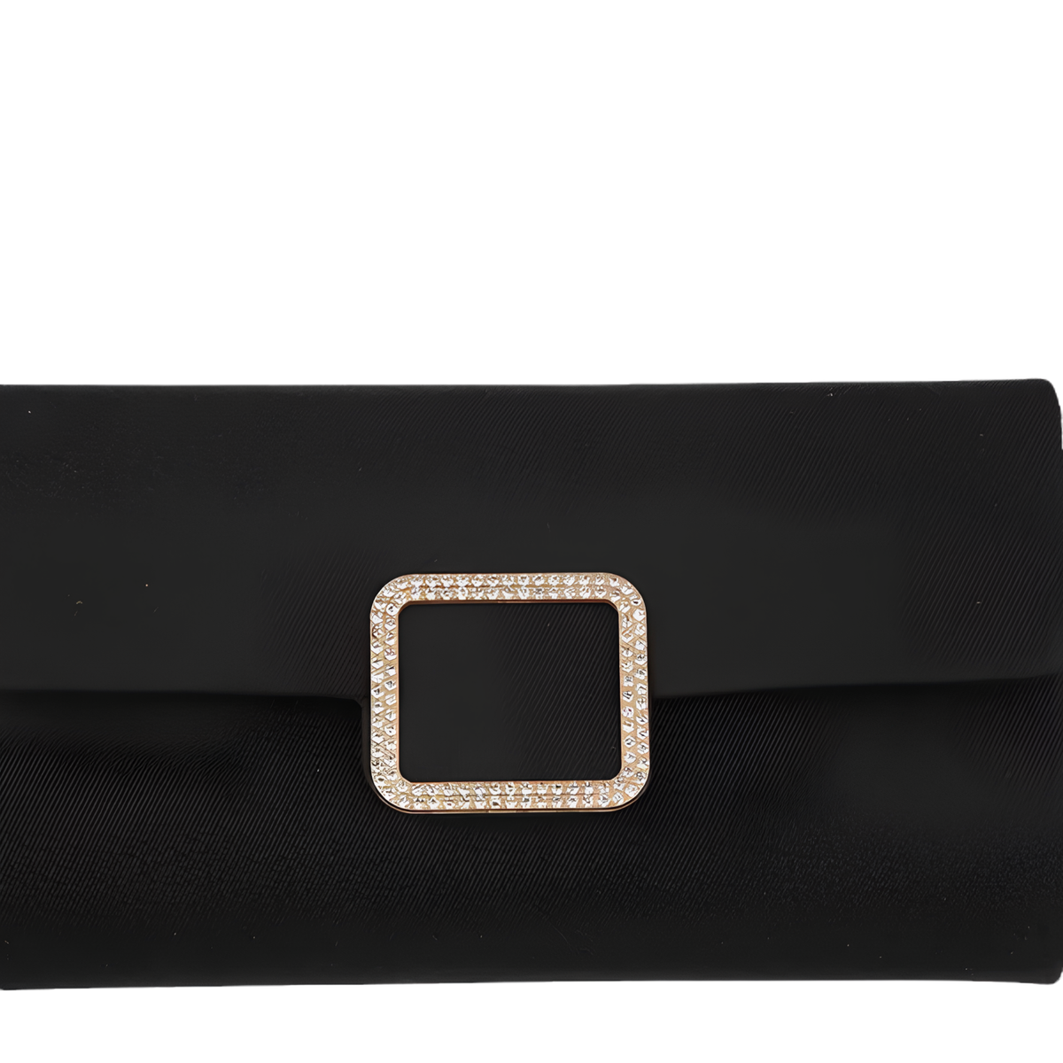 Let's Bag It ladies buckle style clutch envelope handbag with a sleek design and secure buckle closure.