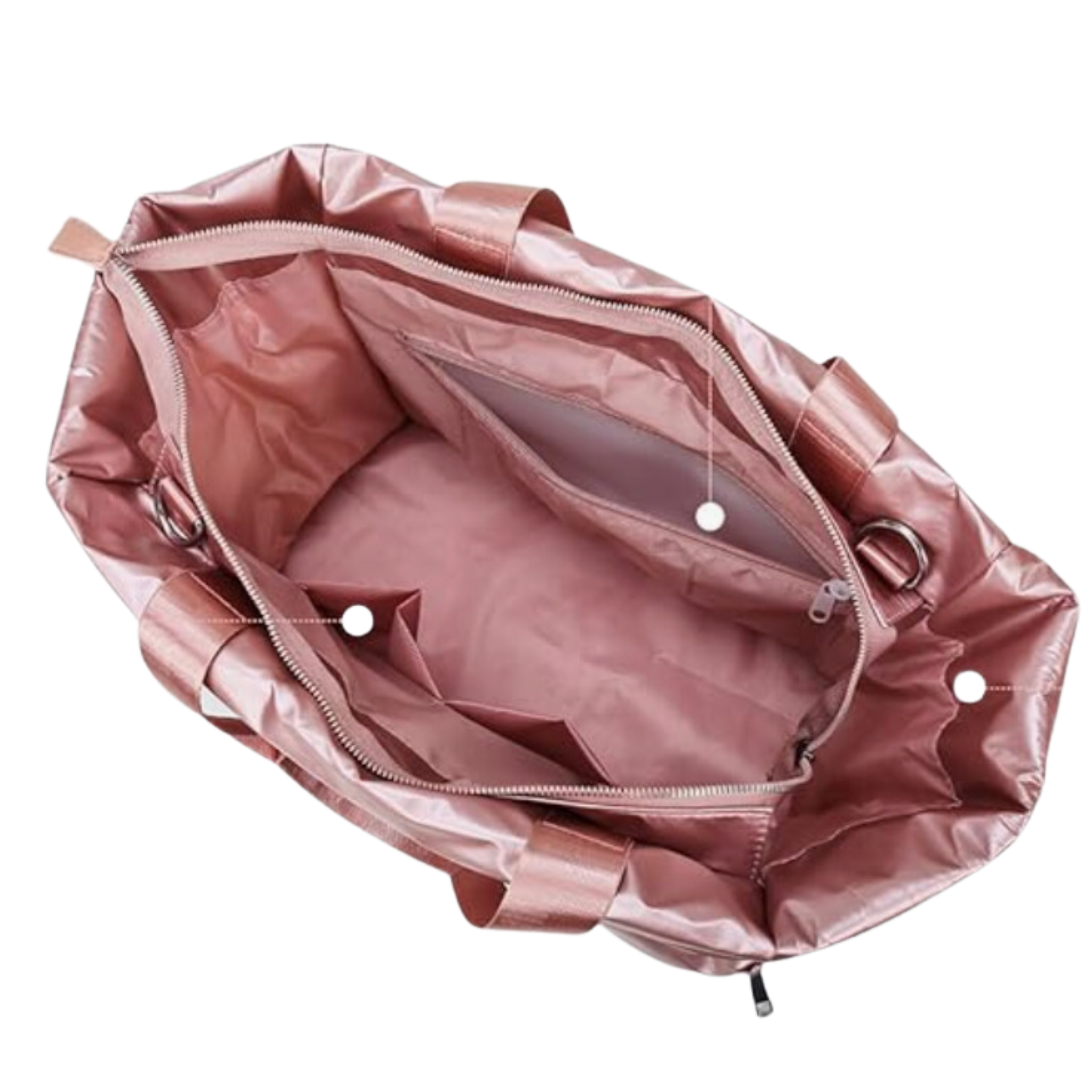 Quilted yoga/ travel puffer tote - Let's Bag It