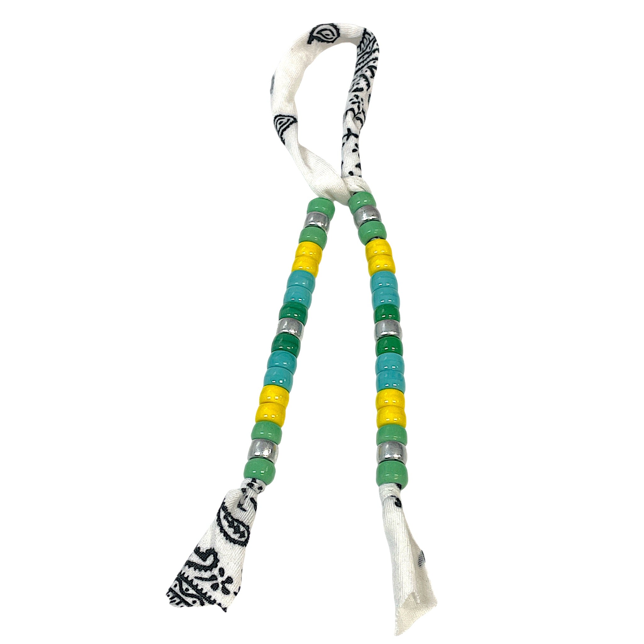 Beadstein x Lets Bag It beaded bag charms with colorful beads and decorative accents hanging on a bag.