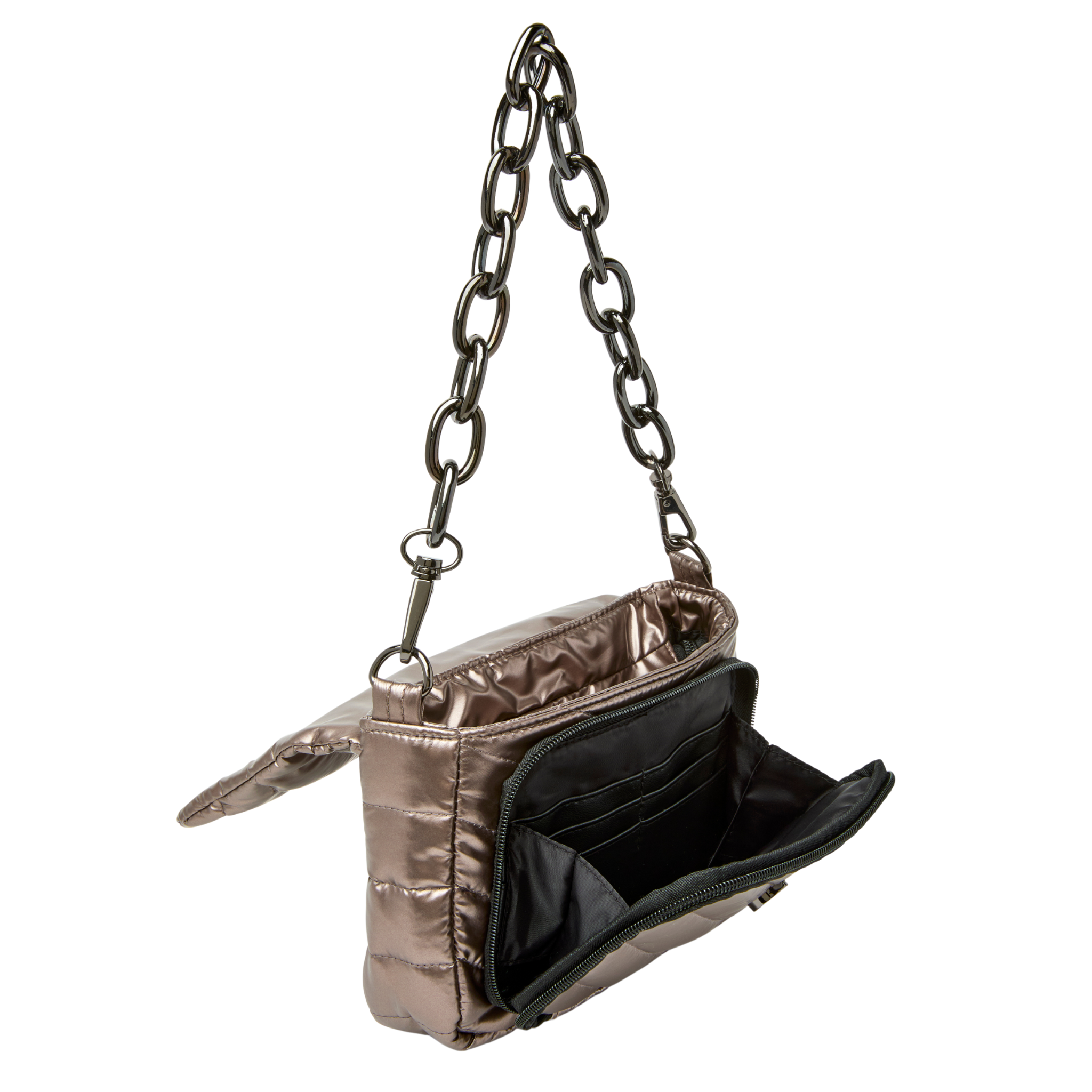 Think Royln Mini Muse handbag featuring a compact design with stylish zipper and vibrant color. Ideal for accessories.
