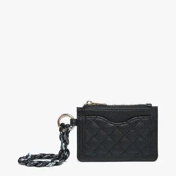 Rhodes Quilted Wallet w/ Chain Bangle