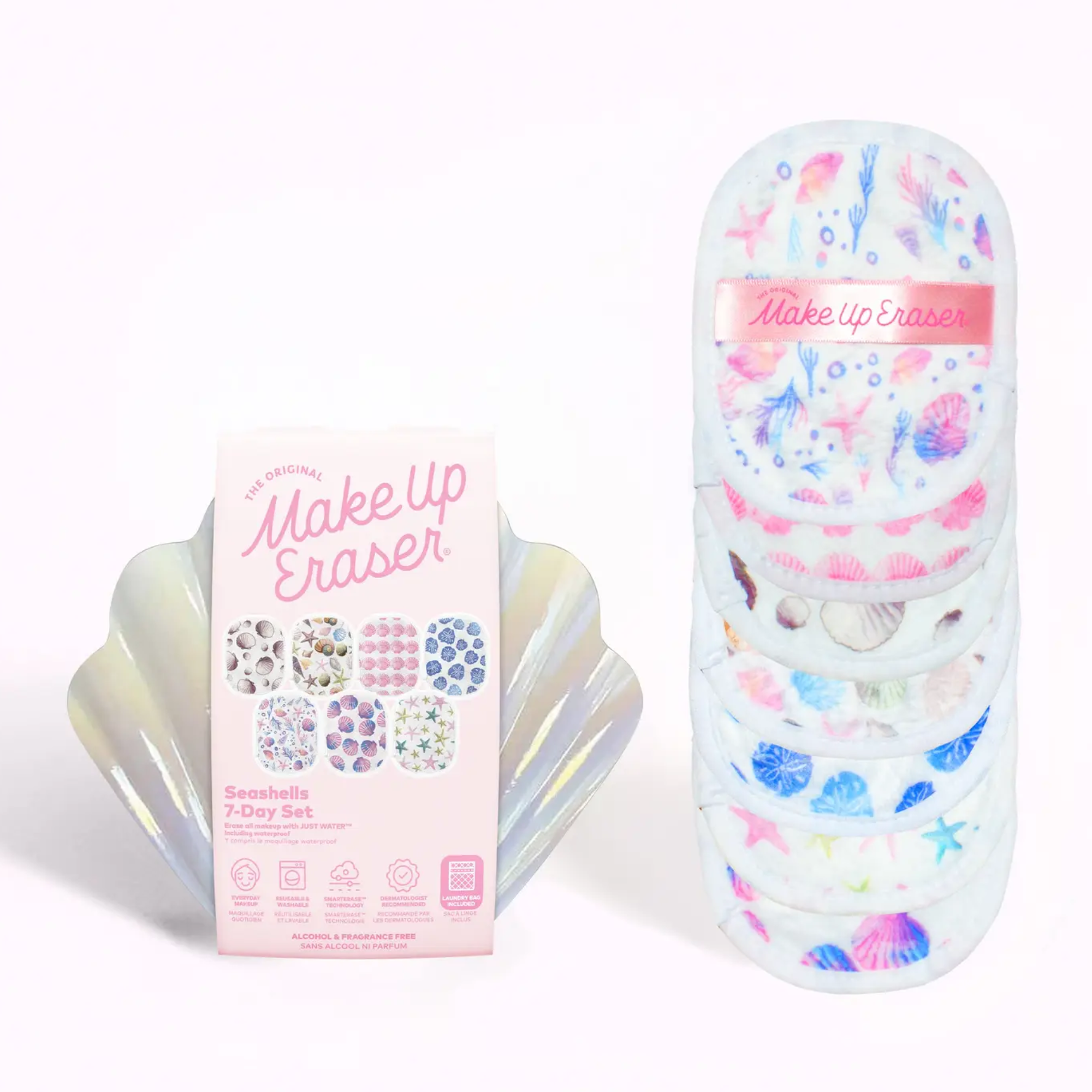 Seashells 7-Day Set & Seashell Case | Mermaid Beach Glam