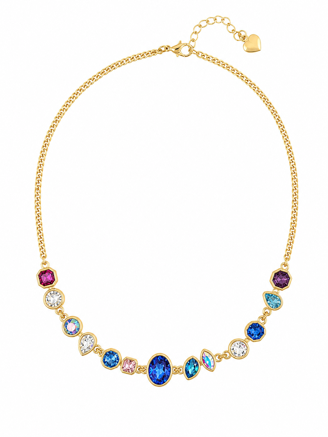 Colorful Queen Necklace by Cathie Nilson featuring vibrant, multicolored beads and elegant design for statement jewelry.