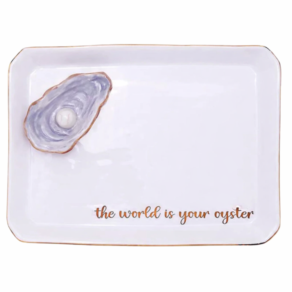 Iconic Eats Trinket Trays by Private Vendor, small decorative trays with colorful designs for jewelry and accessories.