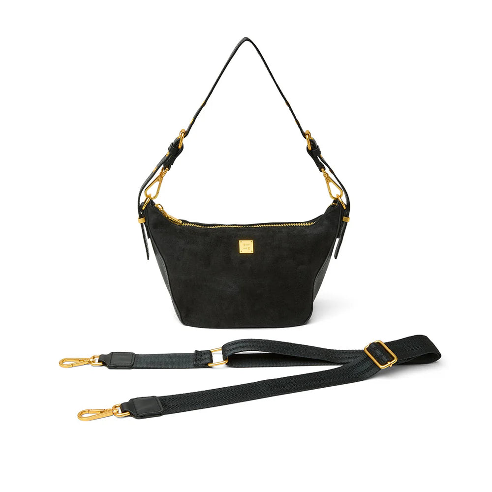Think Royln Moonbeam bag featuring a sleek, modern design with adjustable straps and stylish exterior in a neutral tone.