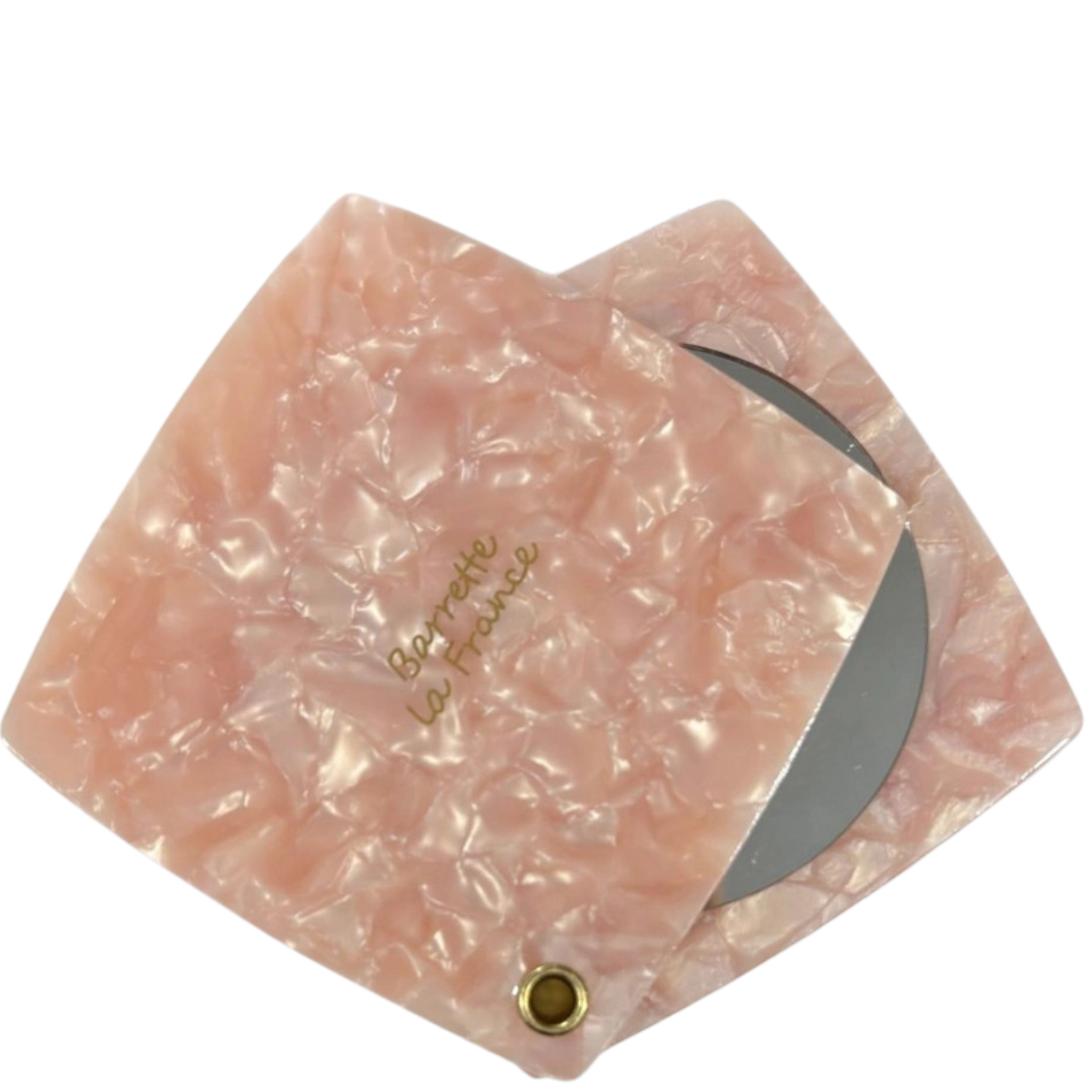 Foldable Marbled Square Acetate Compact Mirror