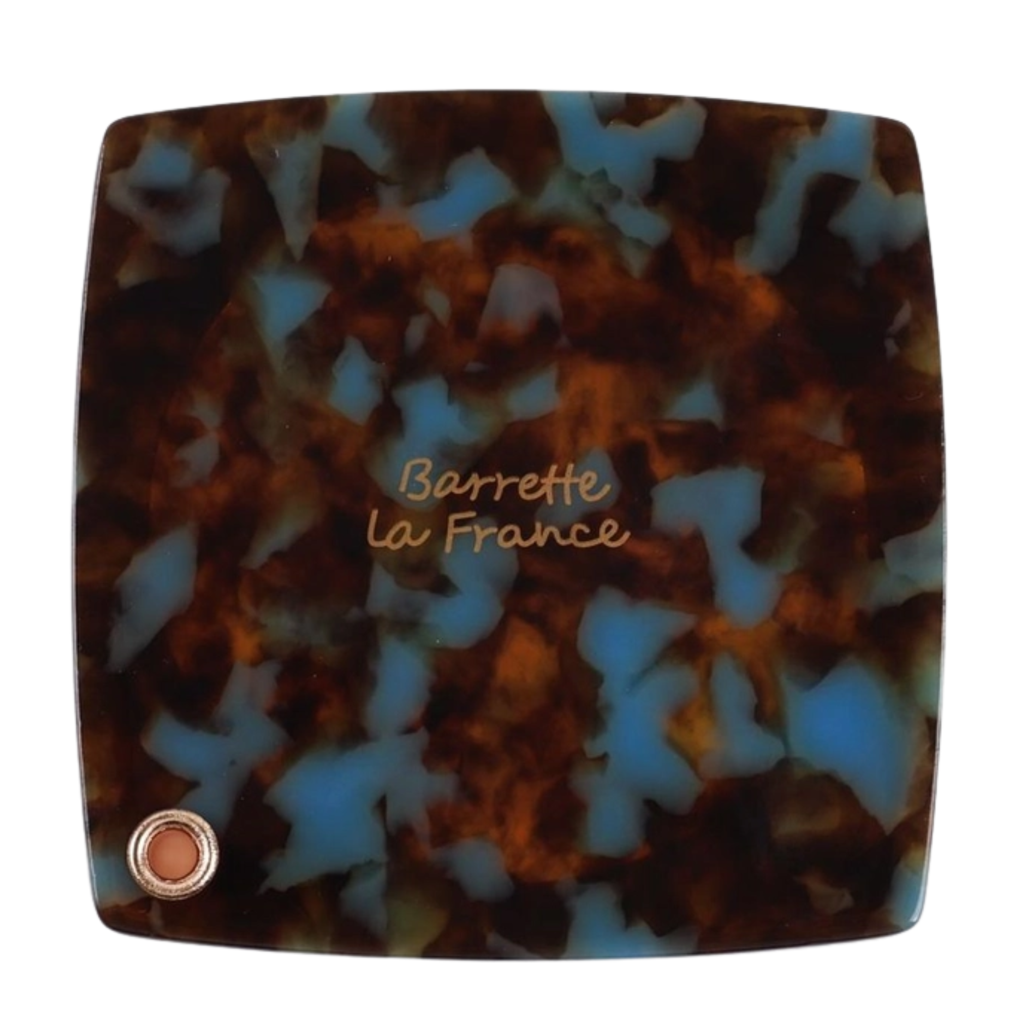 Foldable Marbled Square Acetate Compact Mirror