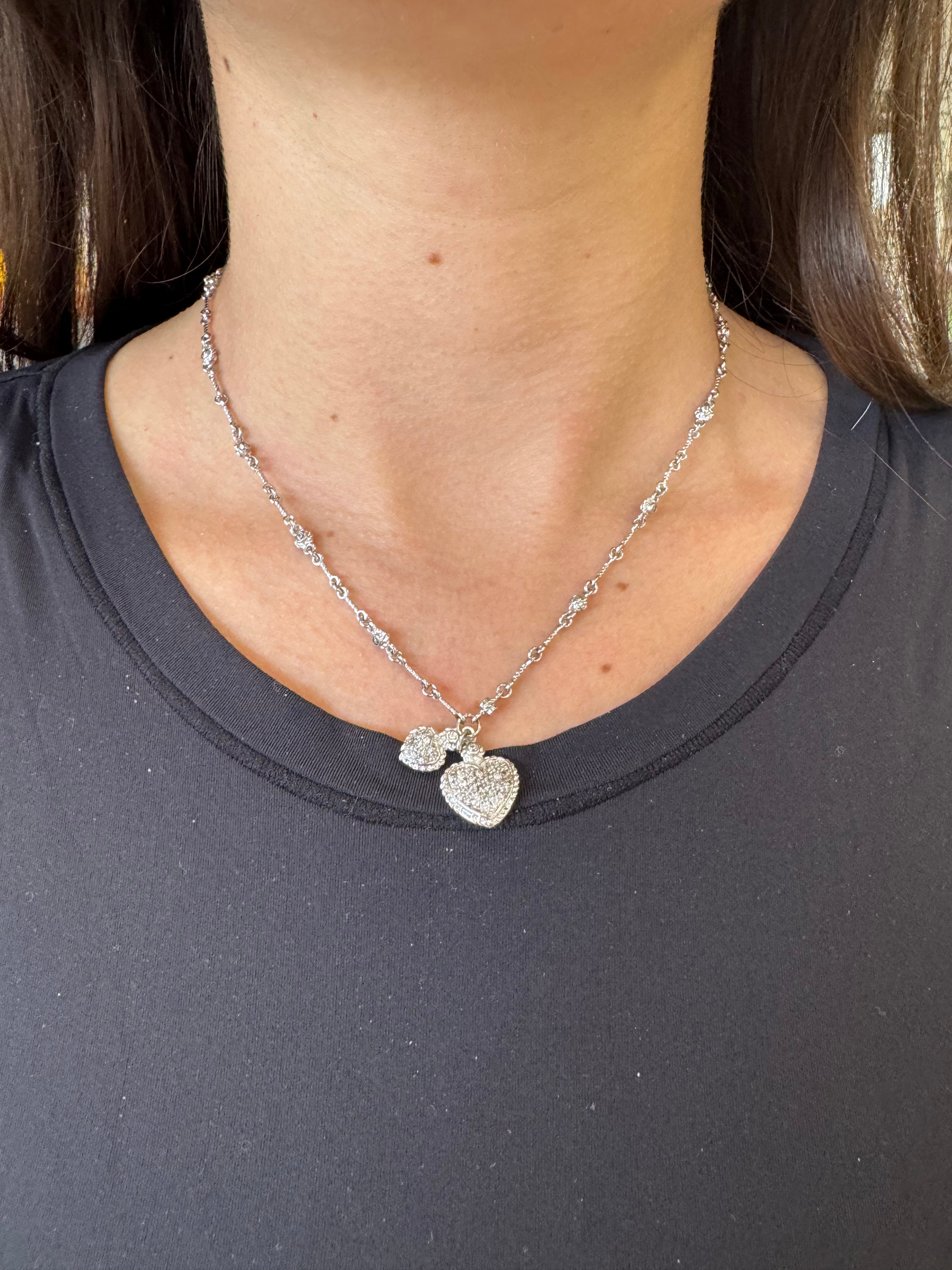 Double Heart Me Necklace