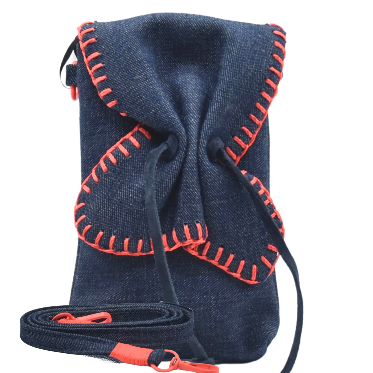 Carlos Falchi butterfly phone bag with a colorful, decorative design for carrying cell phones stylishly.