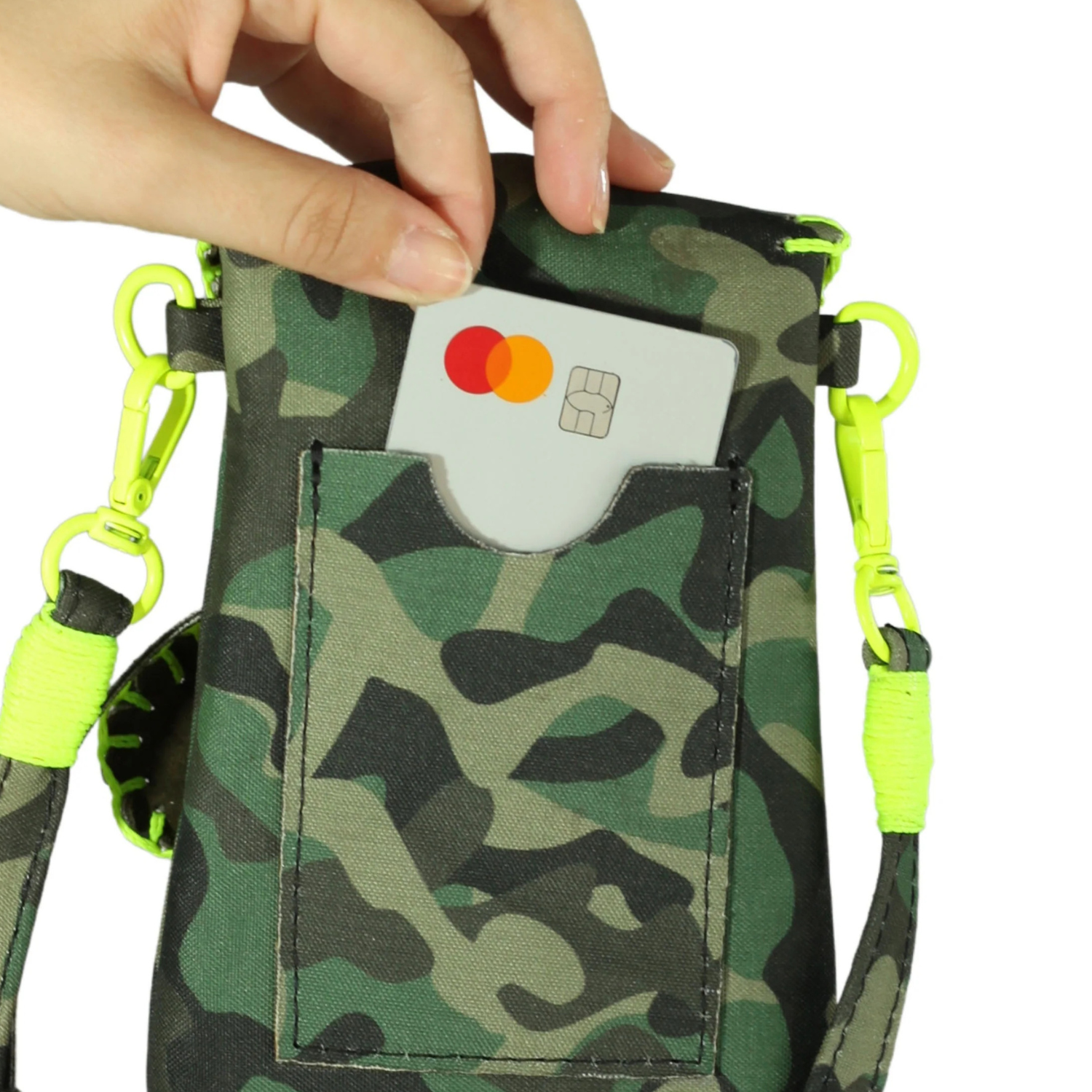 Colorful butterfly-shaped phone bag by Carlos Falchi, featuring a vibrant, decorative design for stylish cell phone carrying.