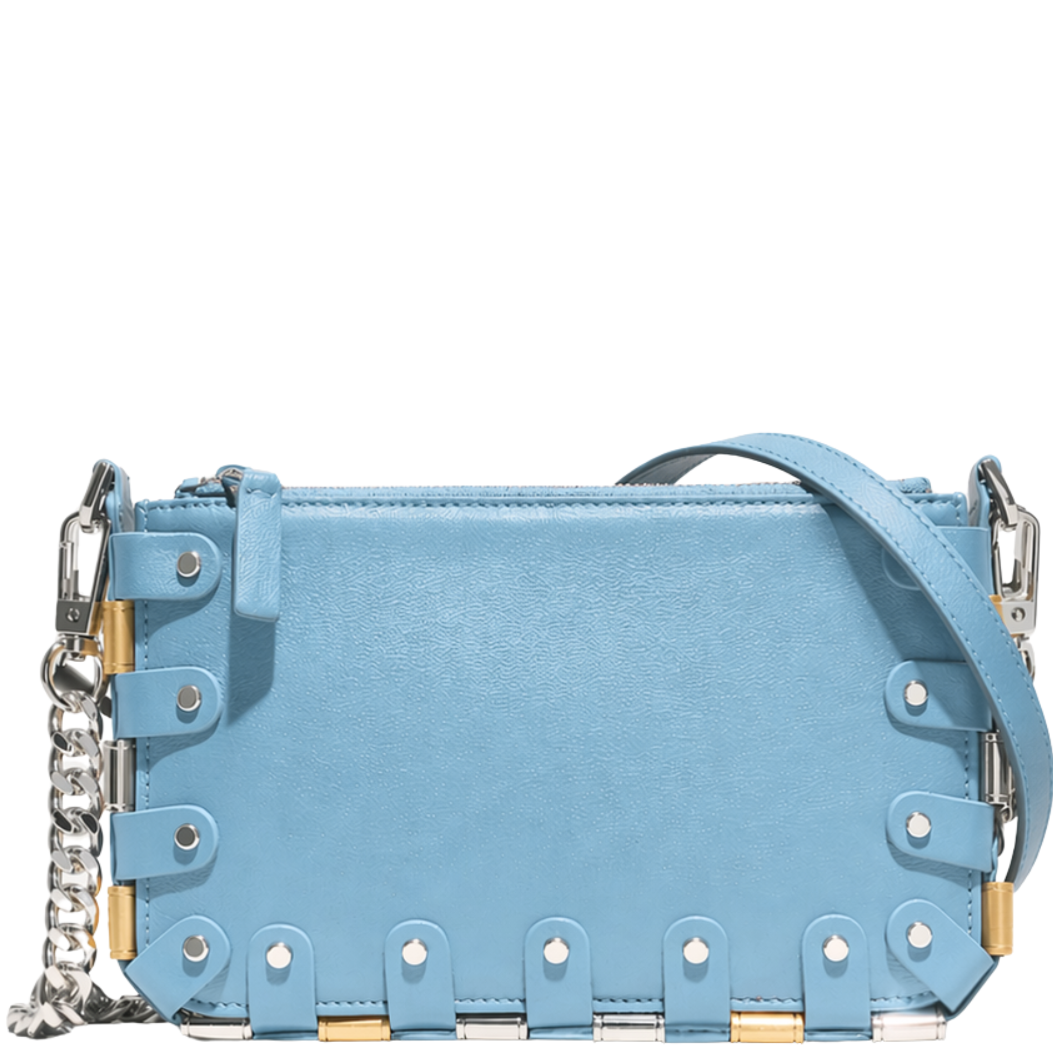 Black RAPT The Rapture crossbody bag with adjustable strap and zipper closure, featuring a sleek, modern design.