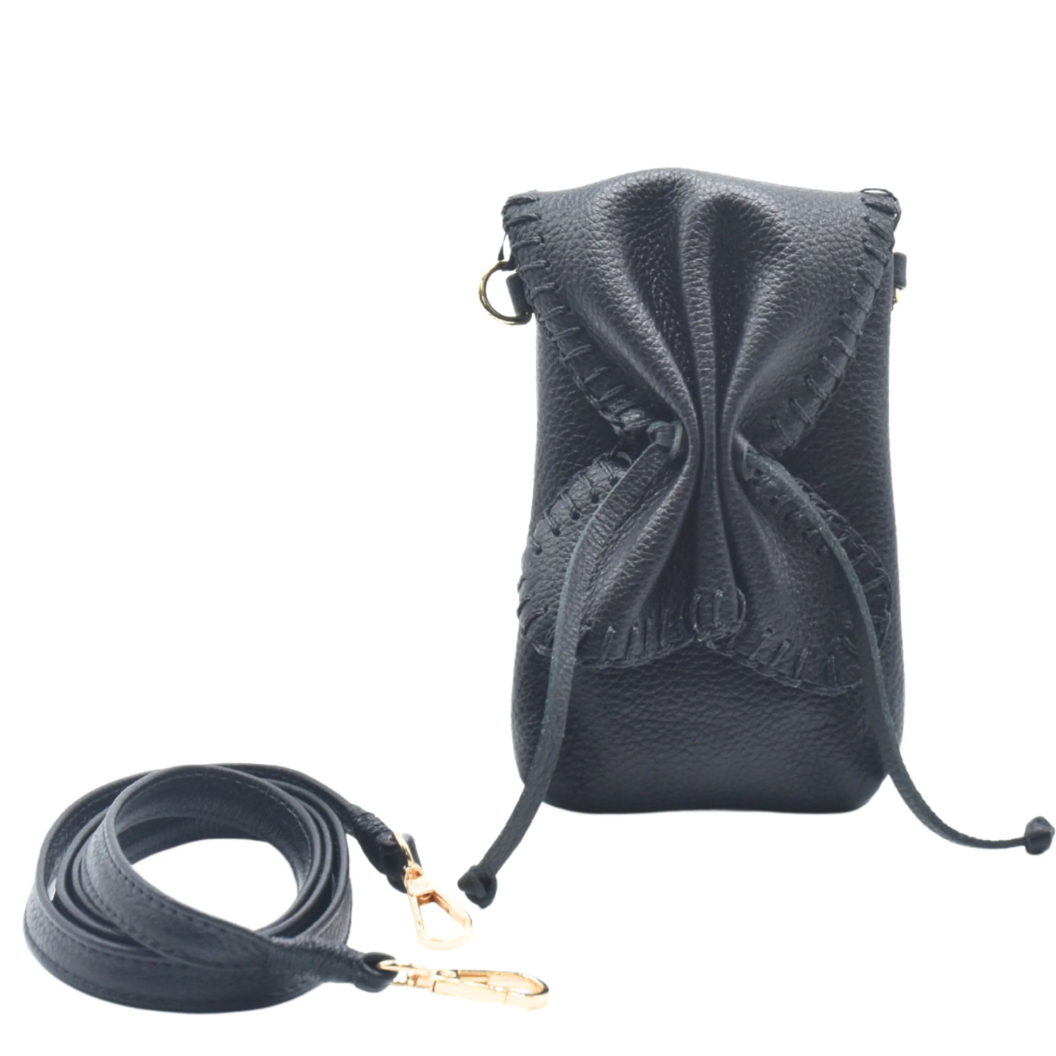 Carlos Falchi butterfly-shaped cell phone bag with a colorful, patterned design and compact, stylish phone accessory.
