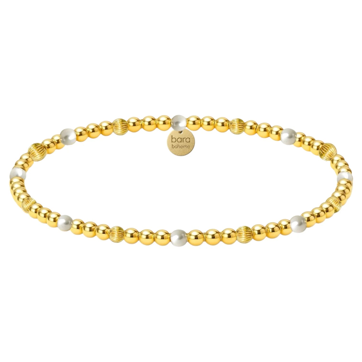 Noa | Gold Filled Beaded Bracelet with Pearls