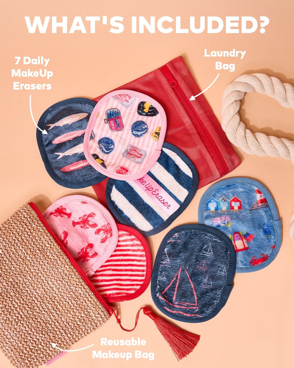 The Original MakeUp Eraser Dockside Days 7-Day Set