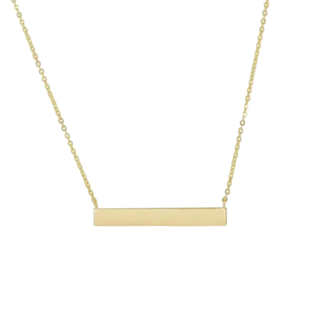 Simple Bar Necklace - Let's Bag It