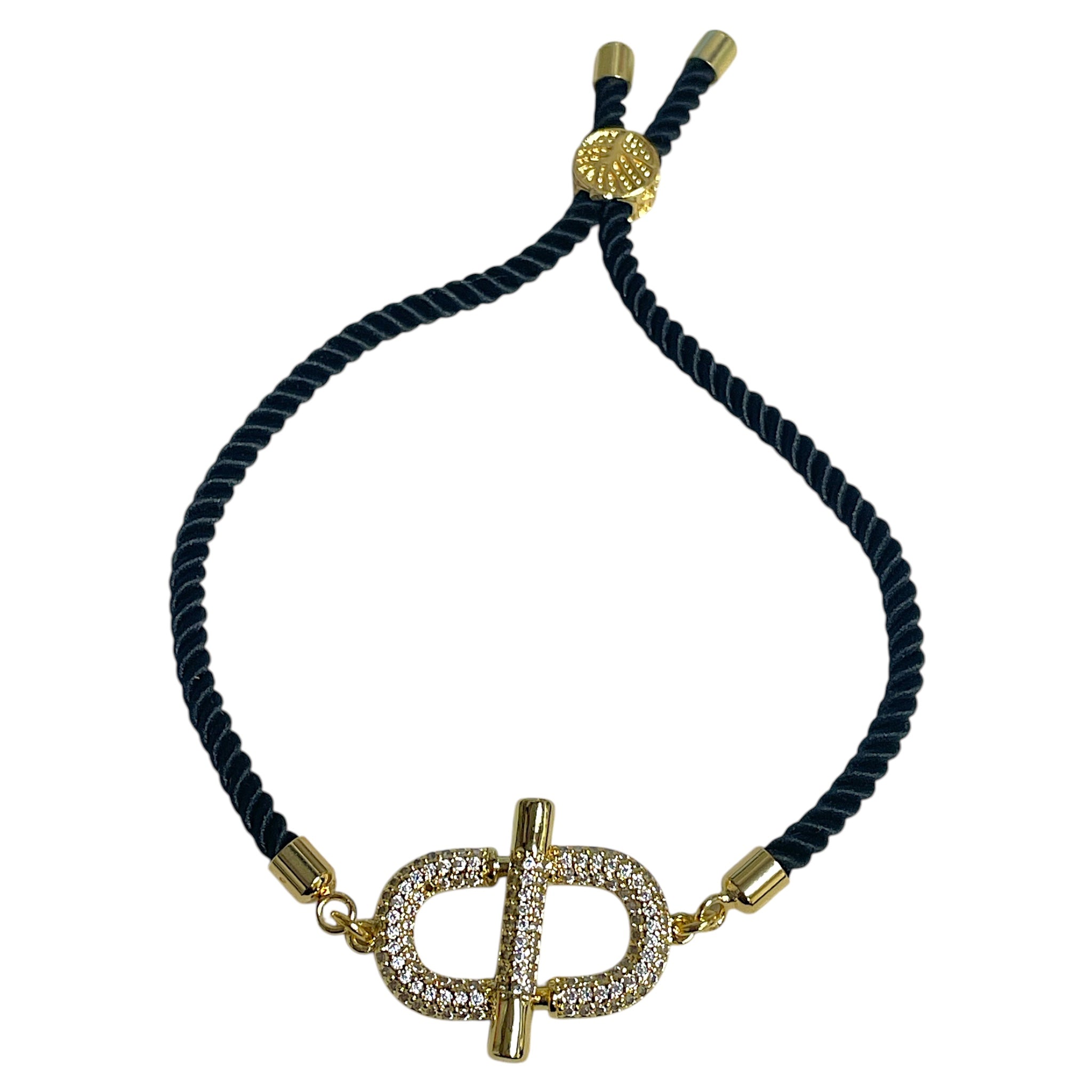 Brenda Perruzza Jewelry rope pulley bracelet with layered design and adjustable cord, stylish and casual accessory for everyday wear.