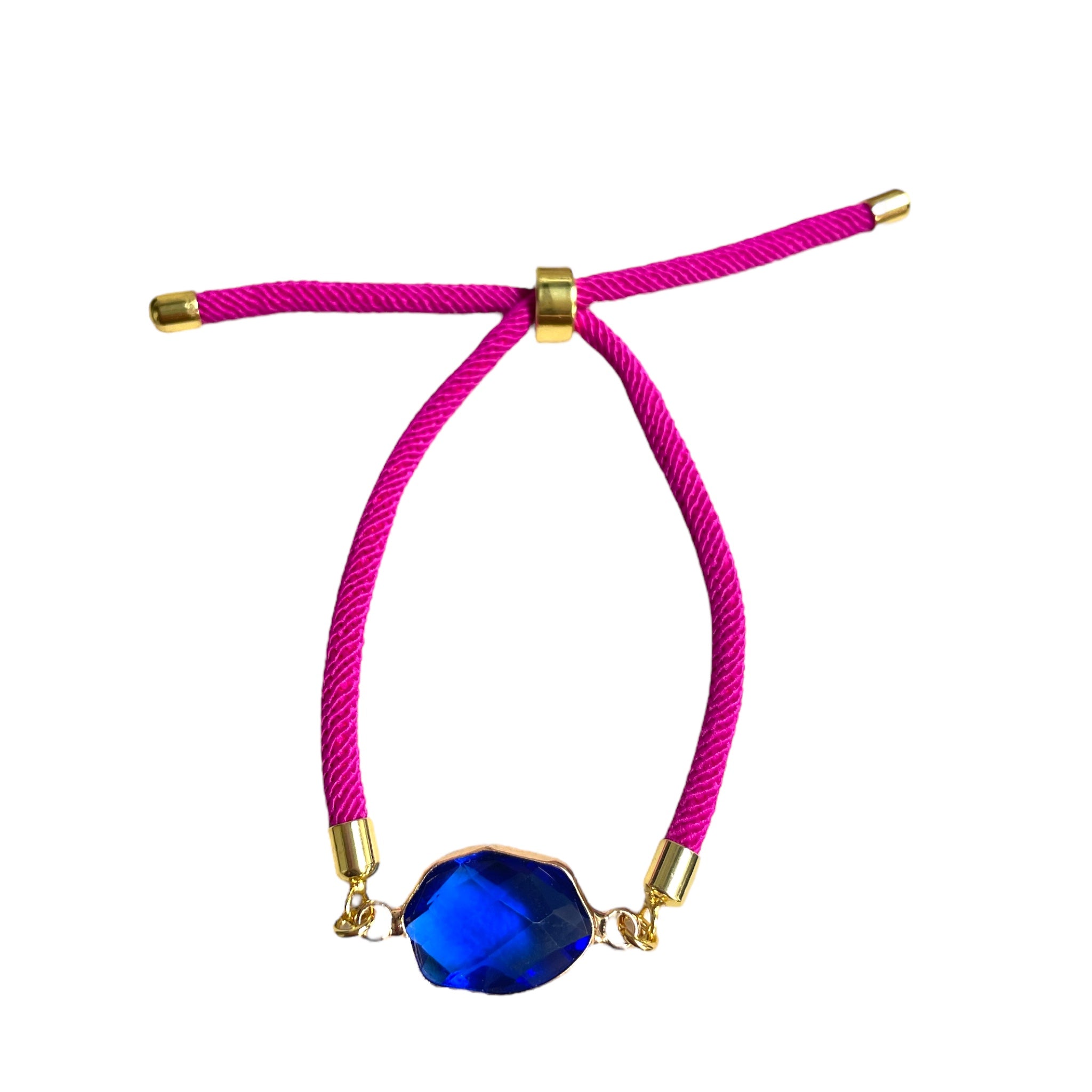 Brenda Perruzza Jewelry rope pulley bracelet featuring woven cord and metal pulley detail, stylish boho accessory.