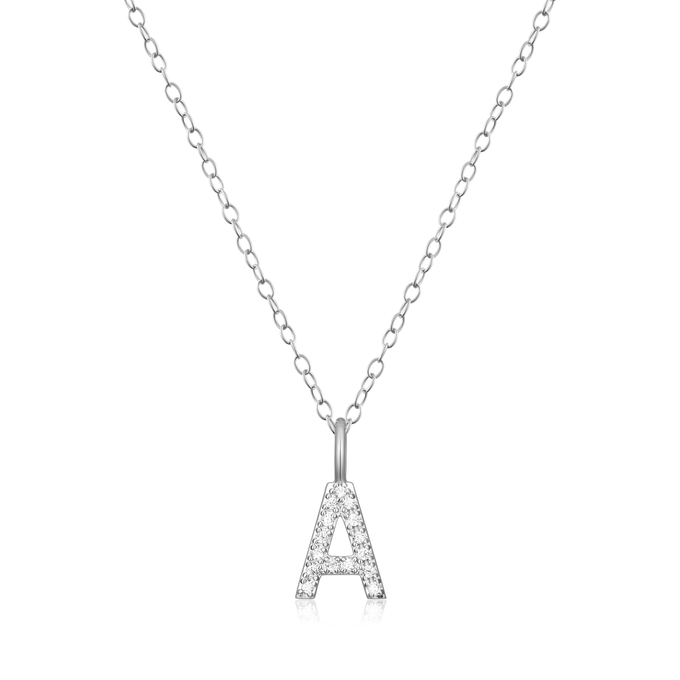 Monte Luna Initial Pendant Necklace - BN0132W