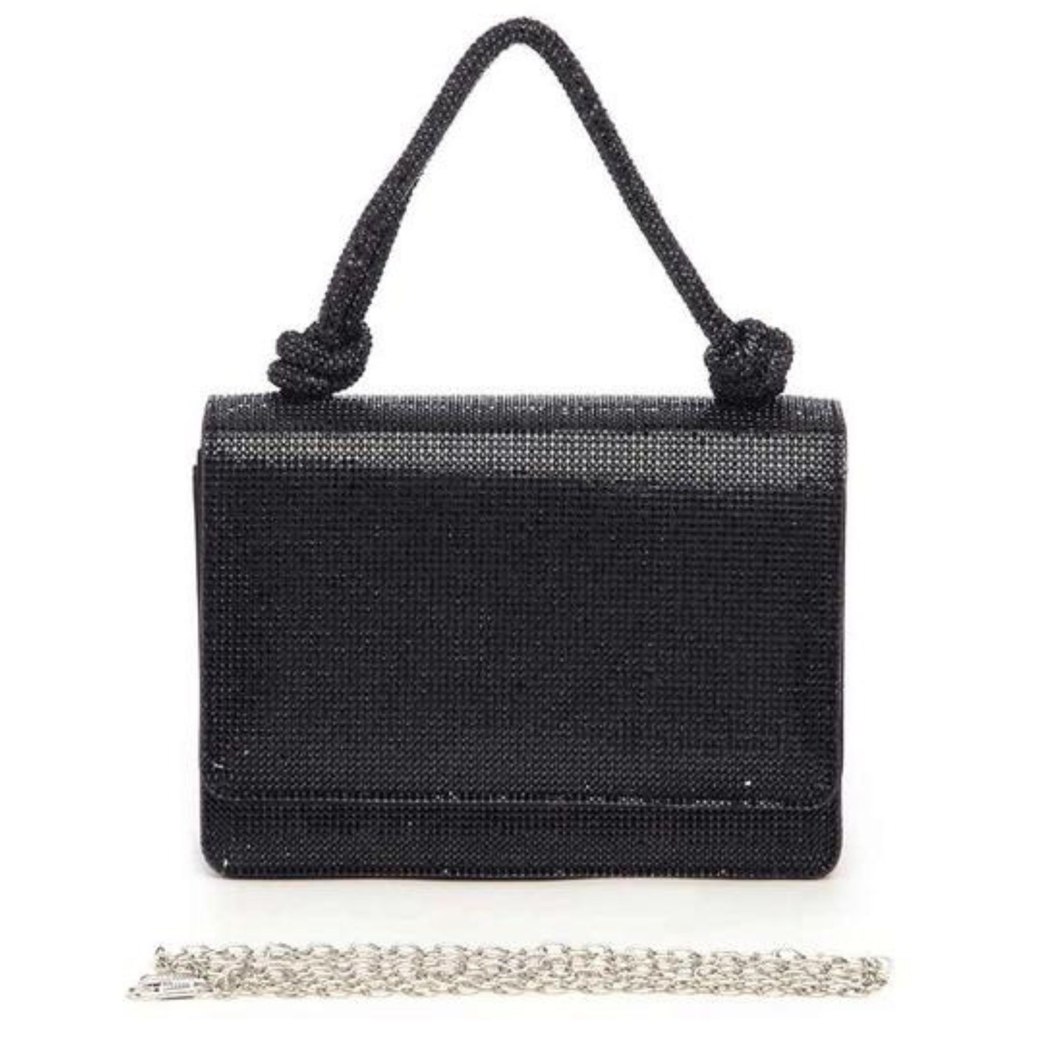 Small rhinestone top handle clutch bag for parties and bridal events, featuring a sparkling design and elegant style.