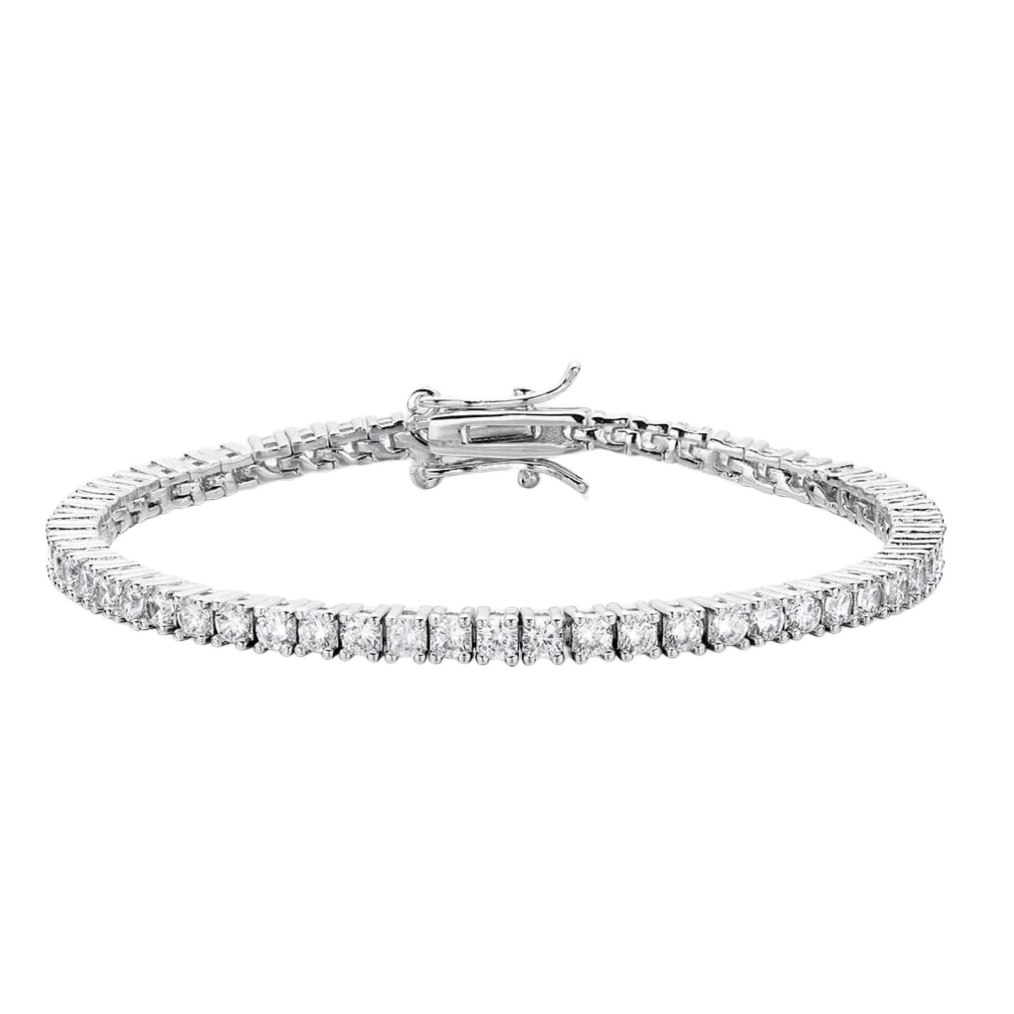 Sterling Silver Tennis Bracelet 2.5mm - Let's Bag It