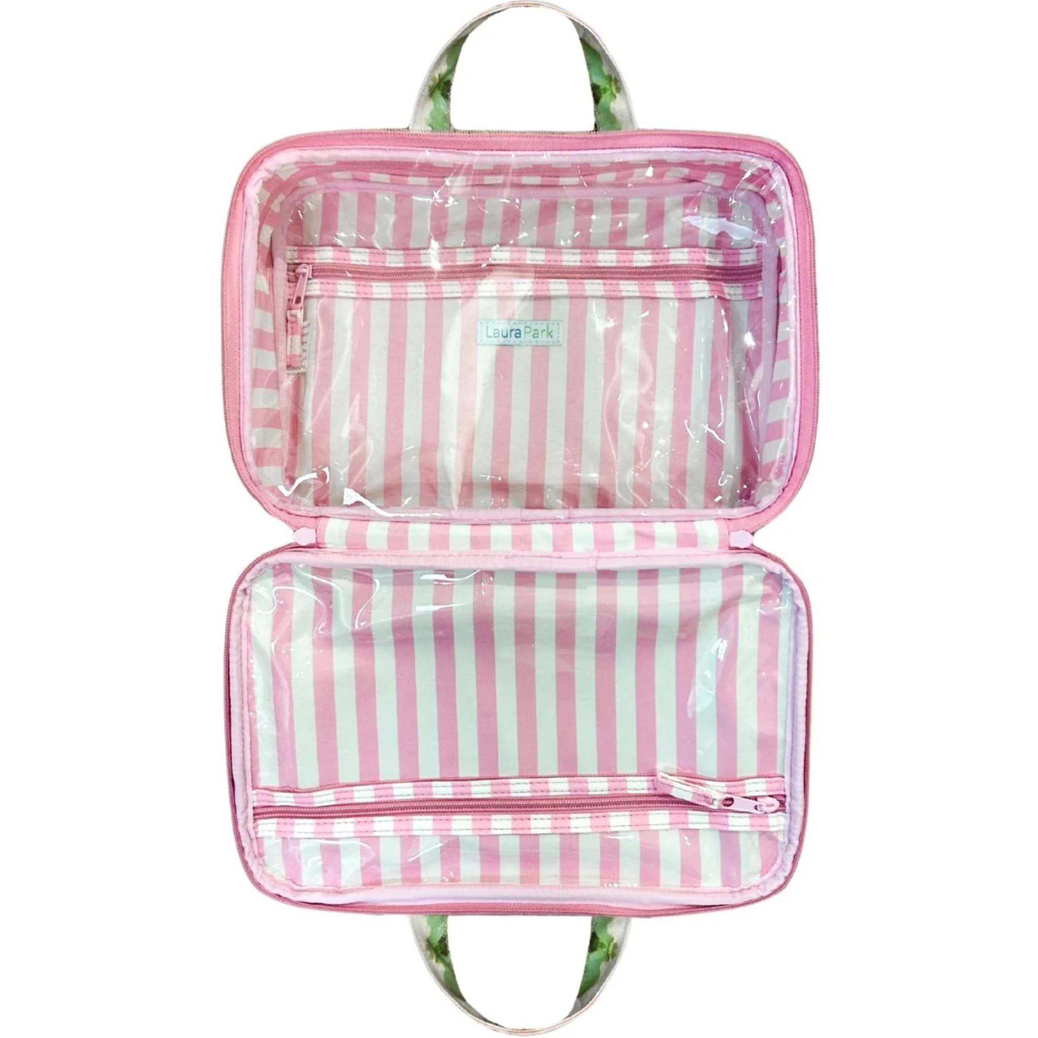 Laura Park Designs Giverny Travel Case featuring floral patterns and a compact, stylish design for easy packing.