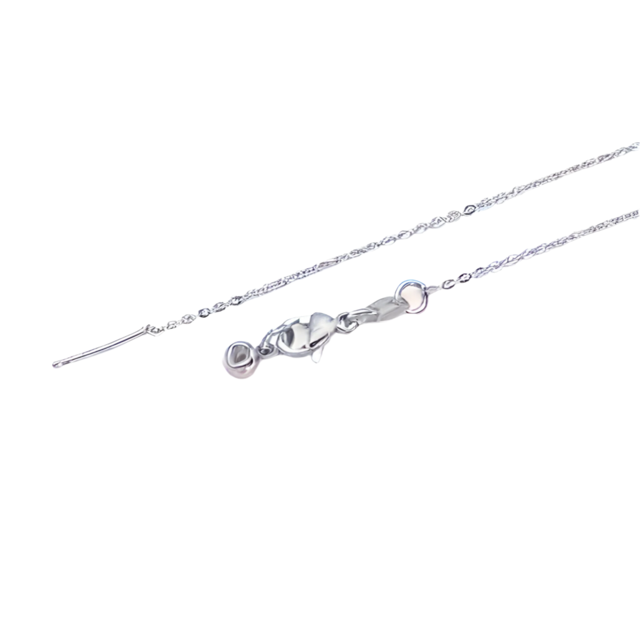 Dainty link chain adjustable necklace featuring a delicate design and a modern aesthetic, perfect for layering or daily wear.