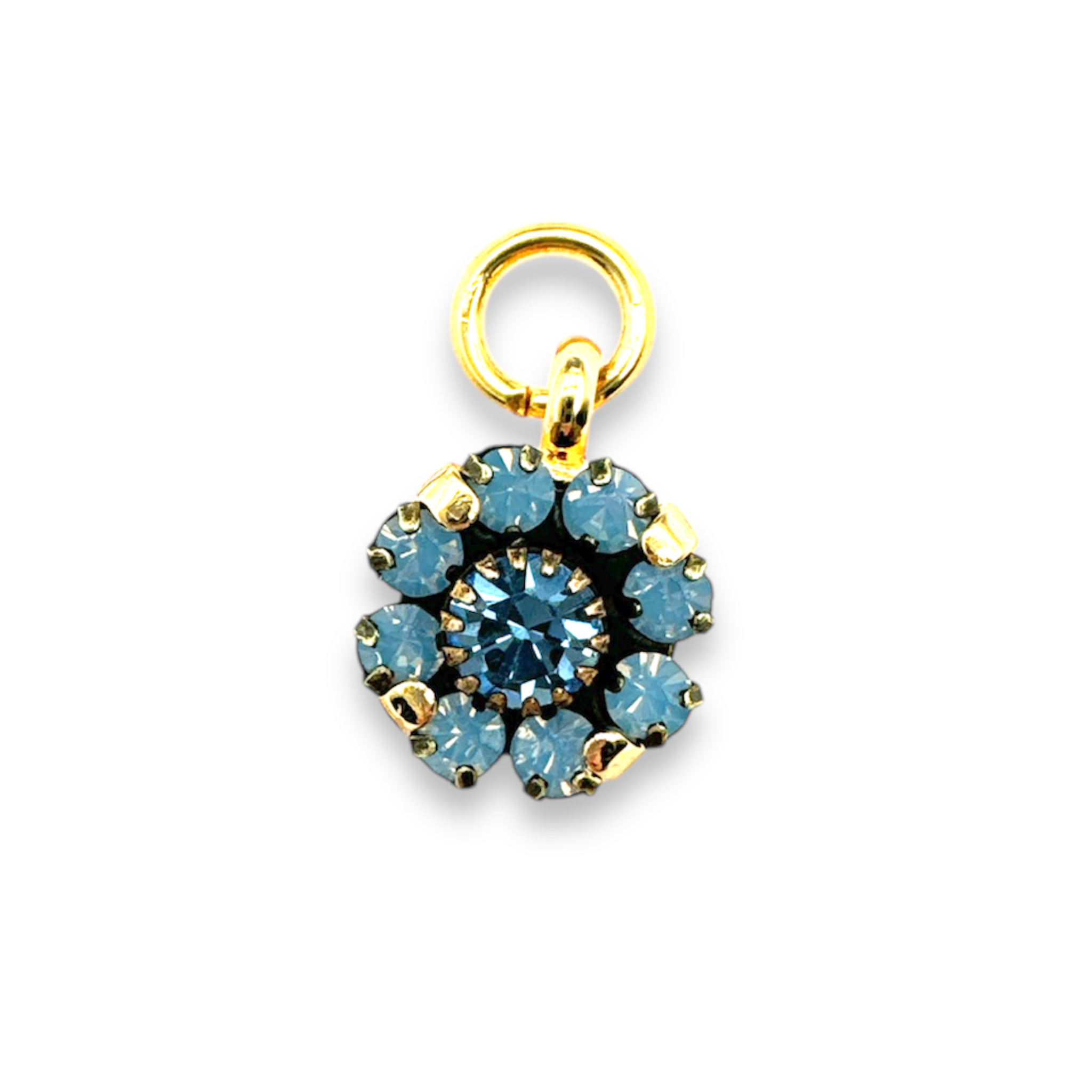 Private label floral charm featuring colorful flower designs, perfect for jewelry or craft accessories.
