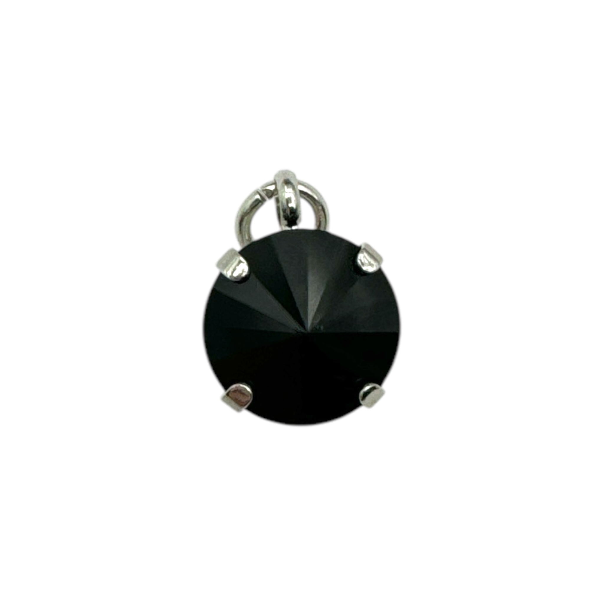 Black charm 12mm - Let's Bag It