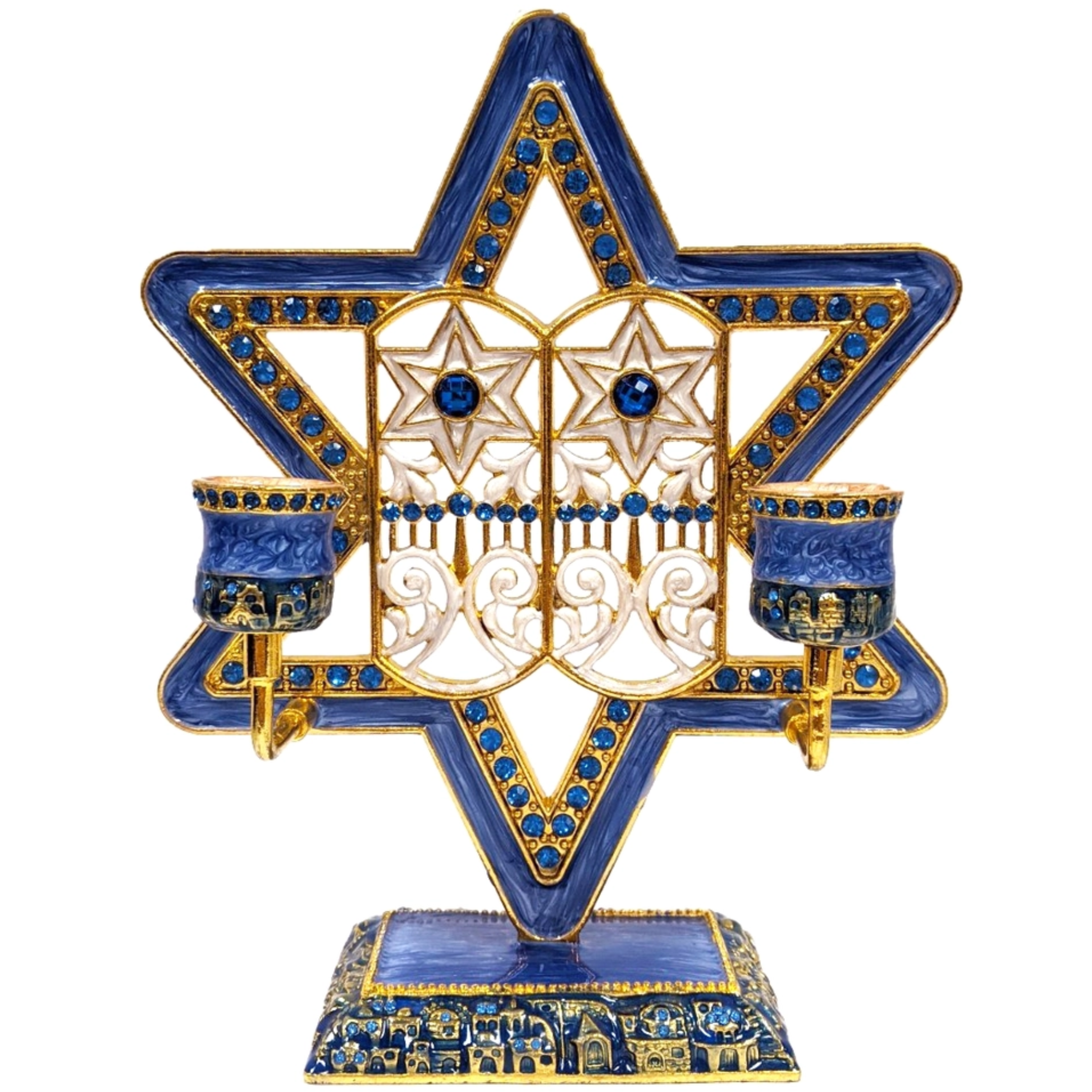 Star of David Design Candle Holder - Let's Bag It
