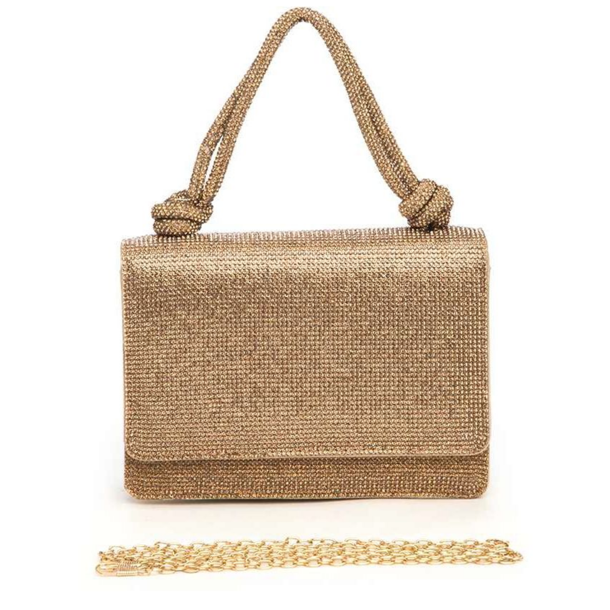 Rhinestone Top Handle Small Bridal Party Clutch