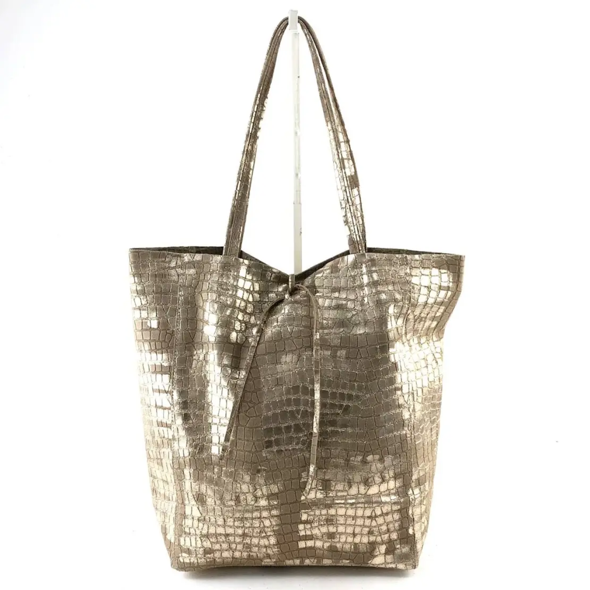 Tote Bag Shopper Big Cocco Lame