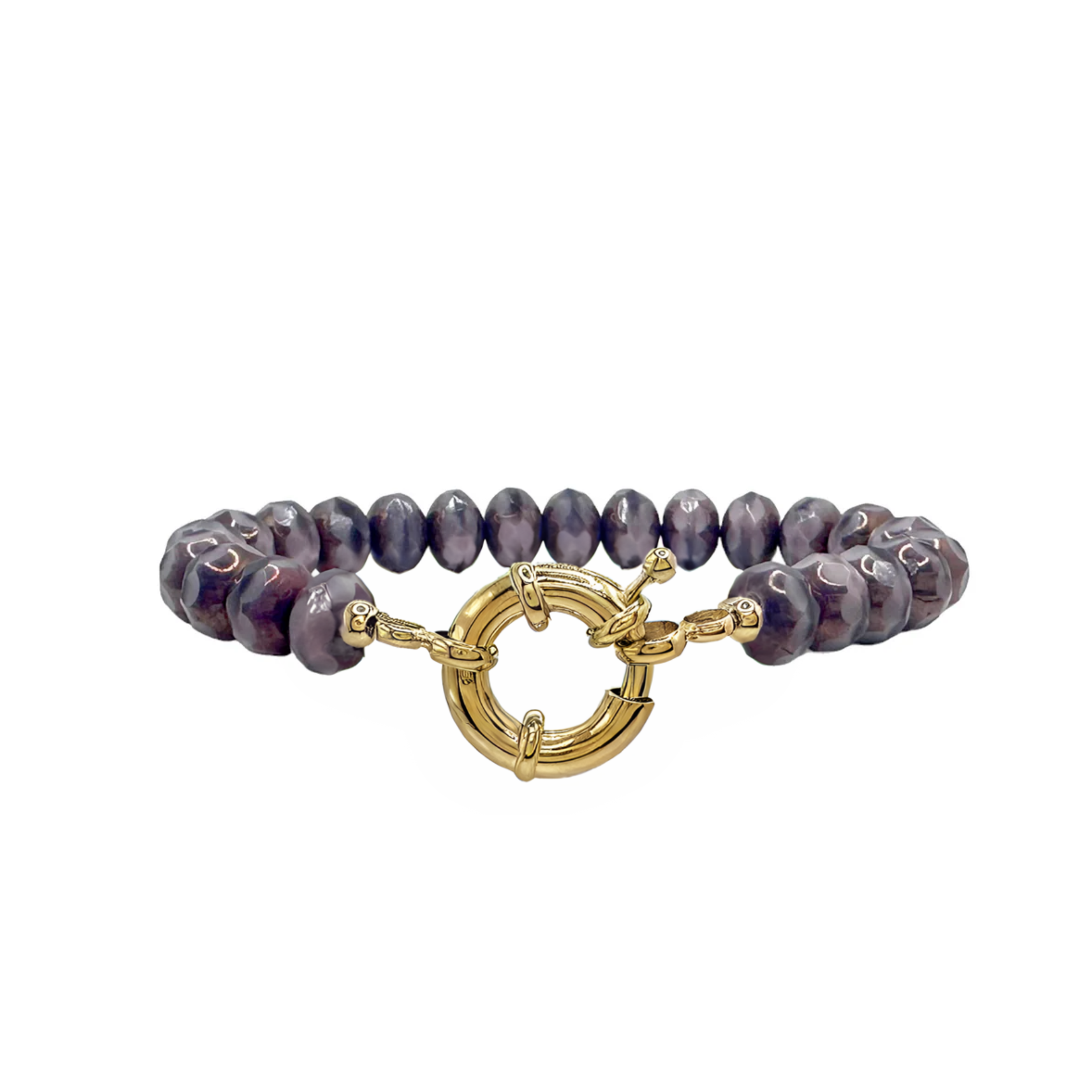 Love Lisa Hailey Clasp Beaded Bracelet with colorful beads and silver clasp, stylish accessory in the bracelet collection