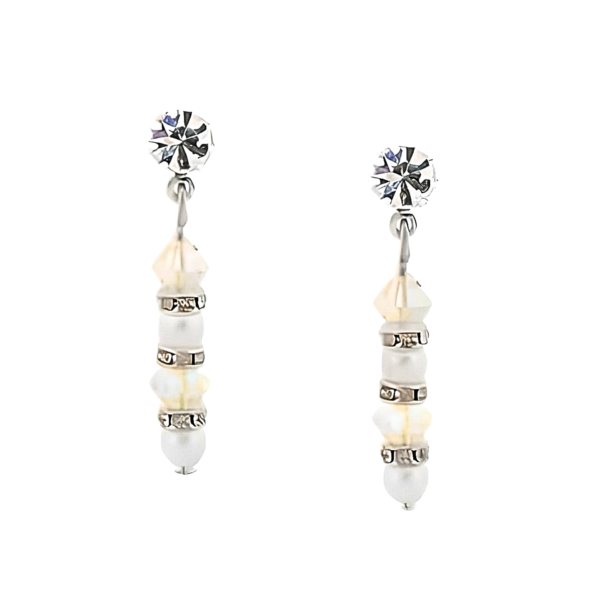 Beaded Drops with Crystals & Pearls - Let's Bag It