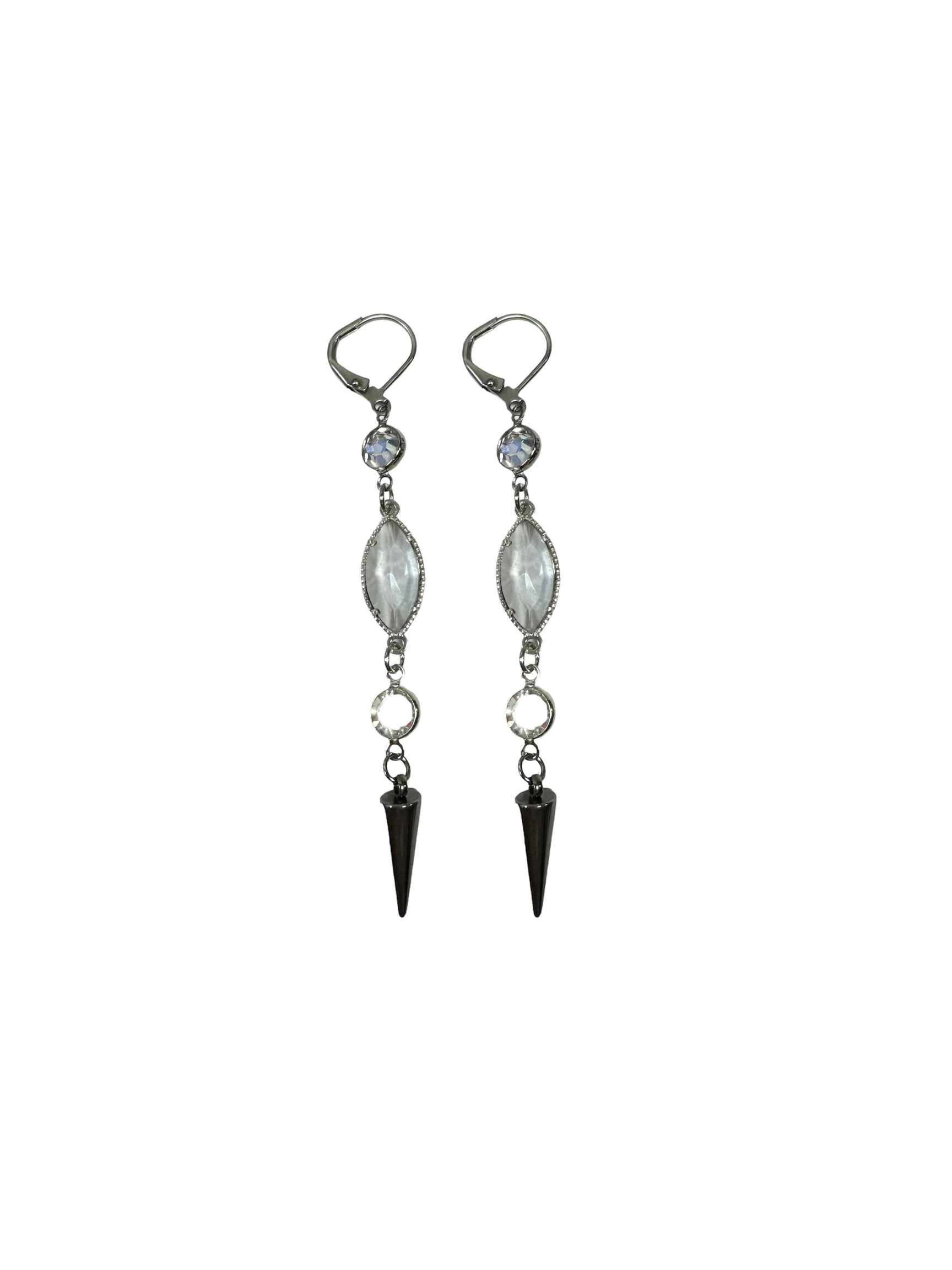 Droplet crystal earrings - Let's Bag It