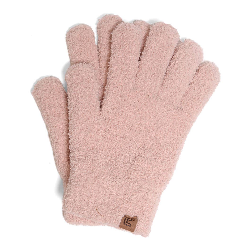 Winter Solid Color Luxury Soft Gloves