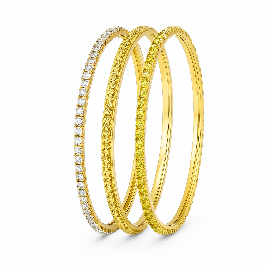 CR sterling silver bangle (Gold)