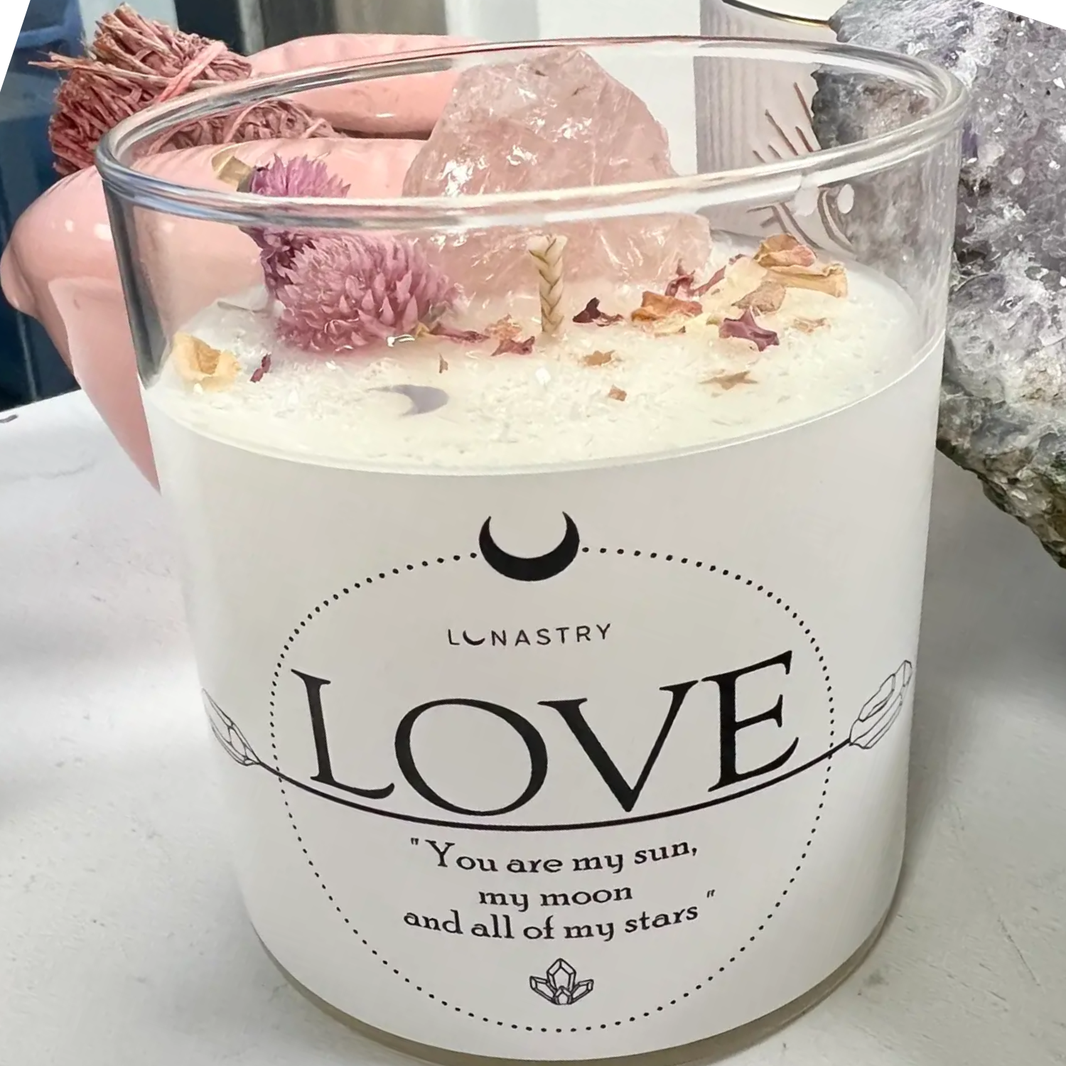 Love Crystal Candle - Let's Bag It