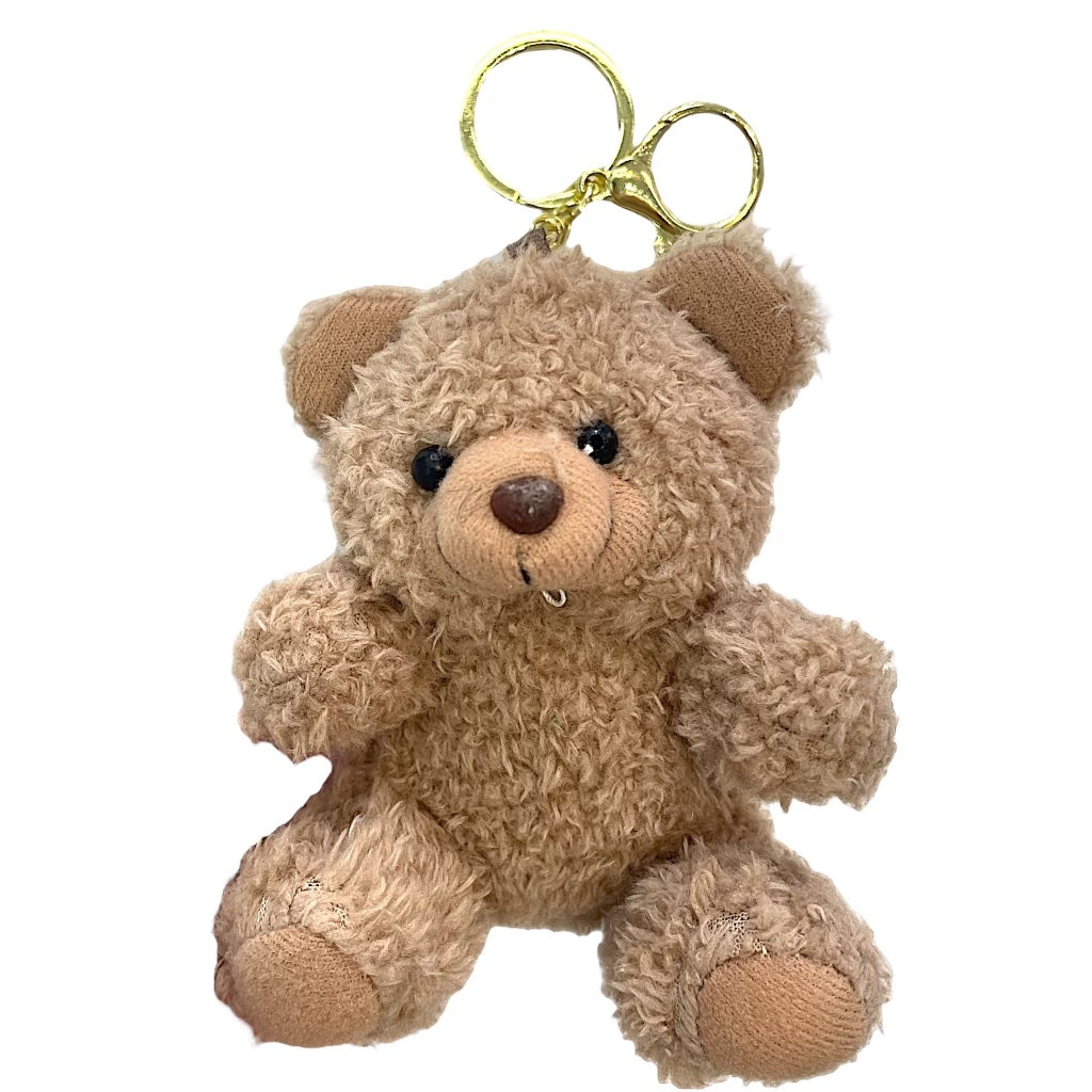 Plush Teddy Bear Keychain - Let's Bag It