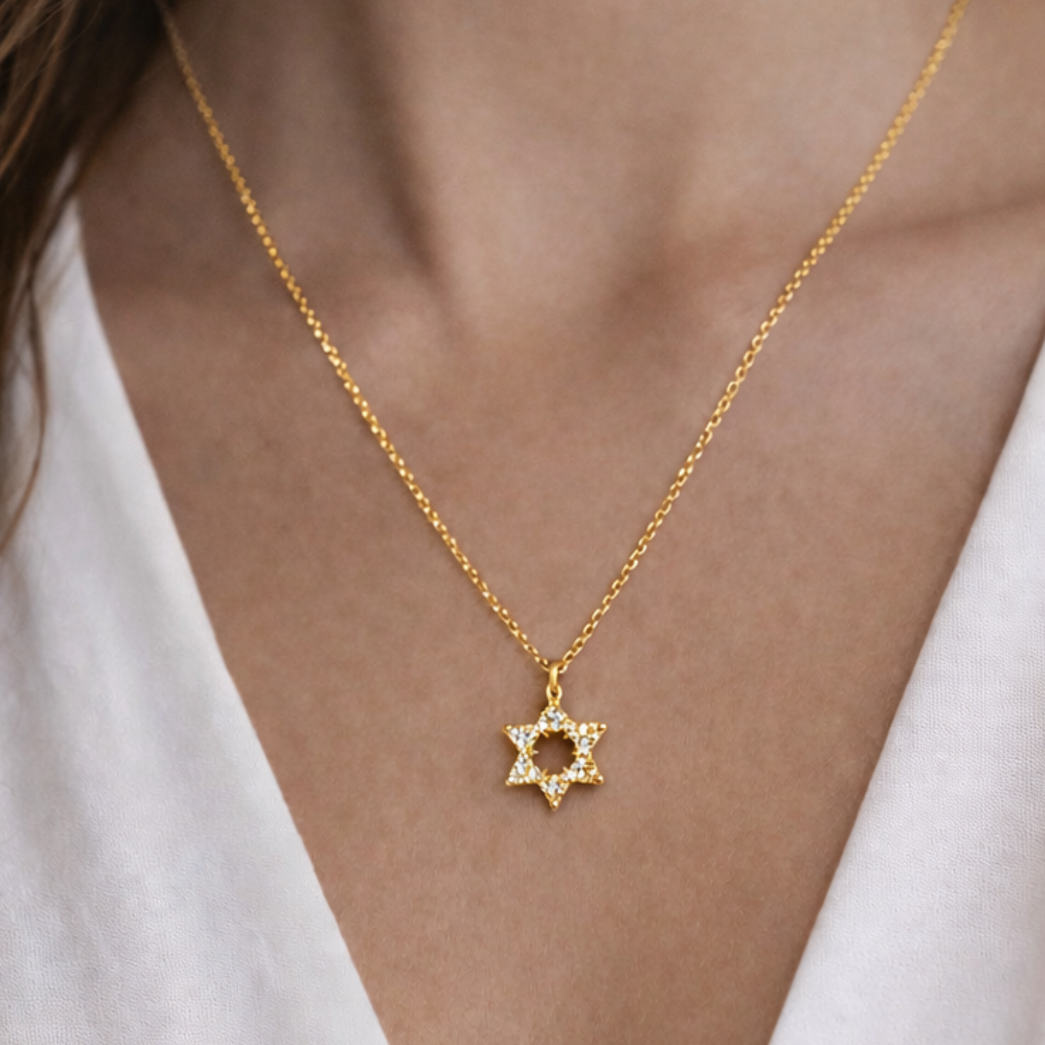 Baby Star Of David Necklace