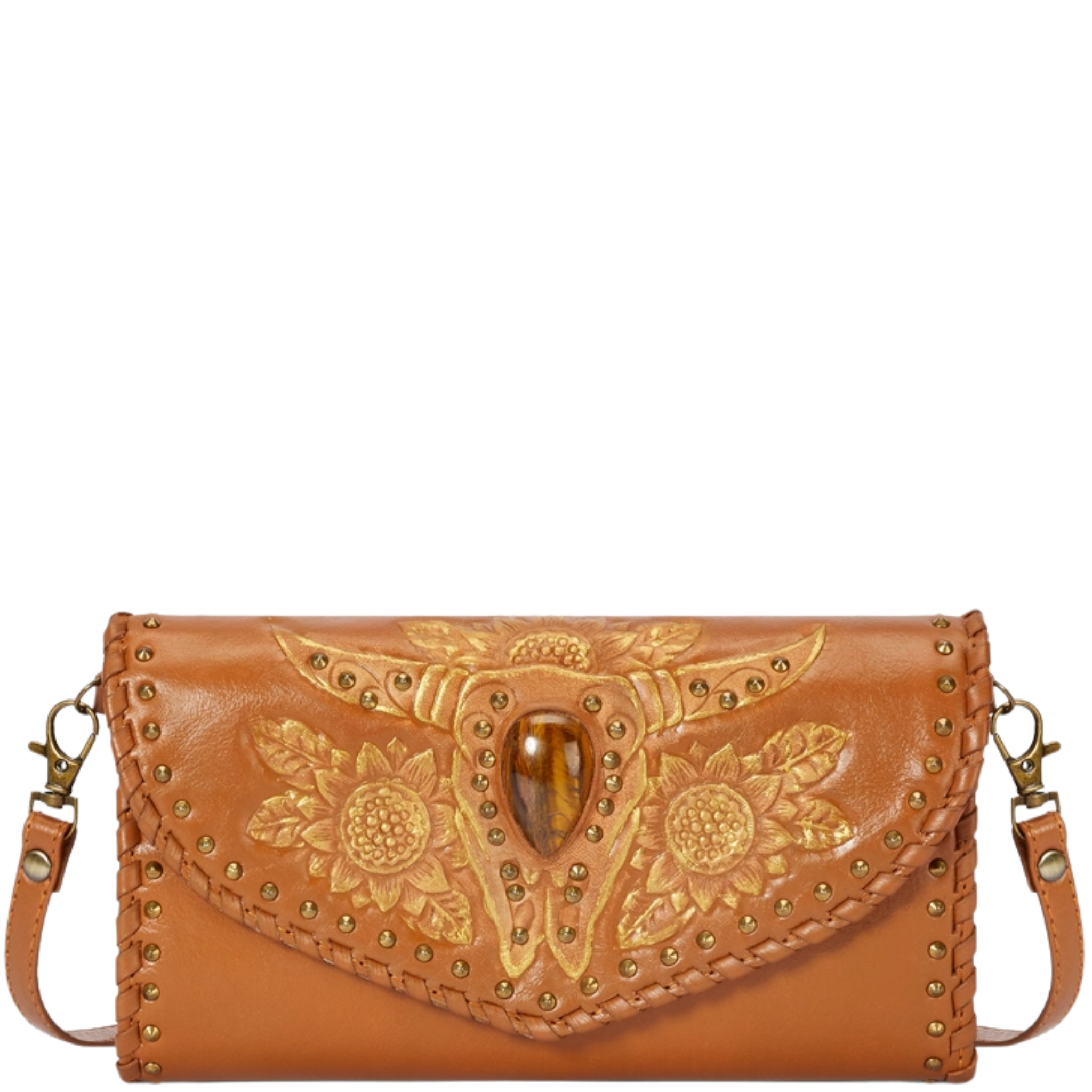 Akaroa Sunflower Wallet Camel/Gold