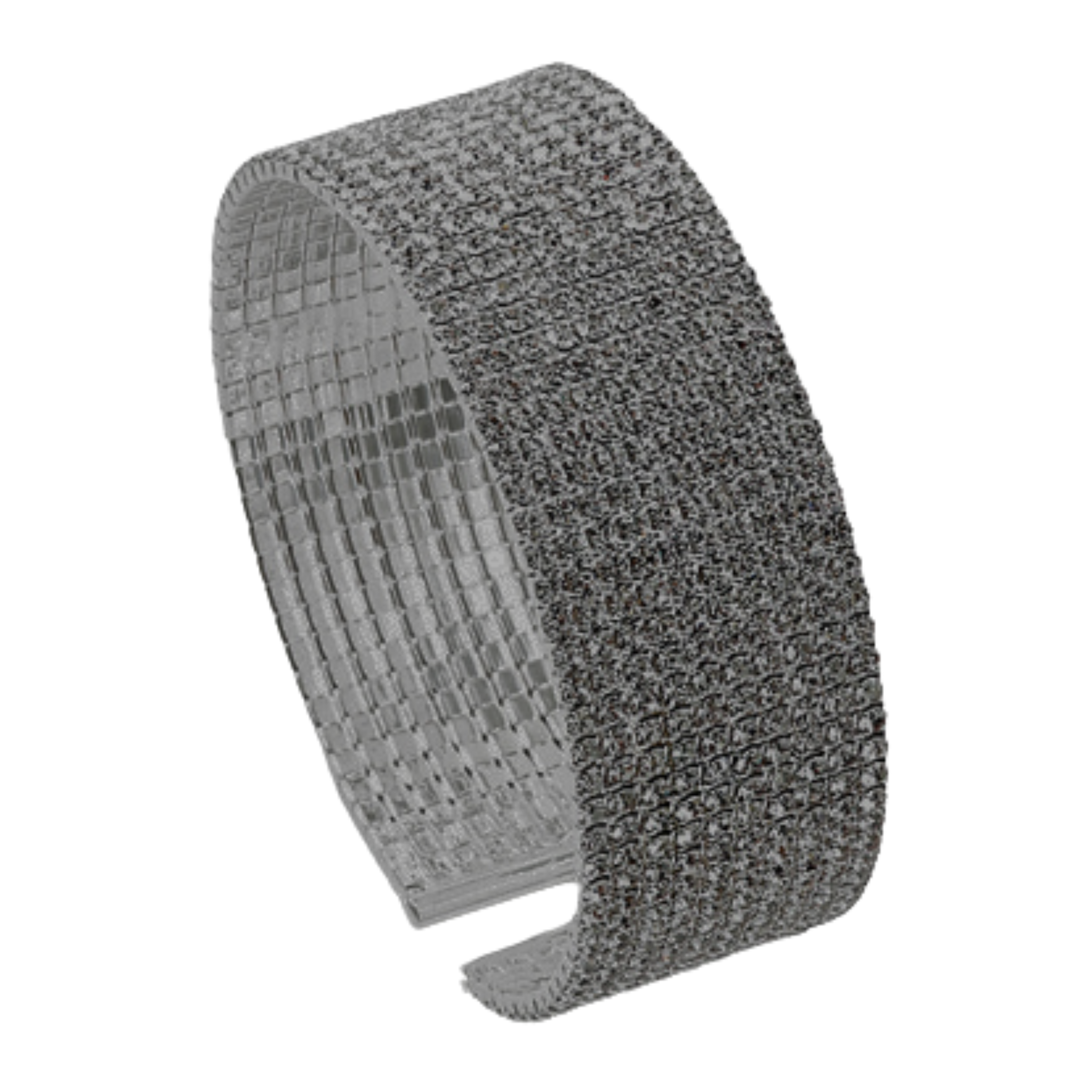 Elegant dressy rhinestone cuff bracelet with sparkling crystals, perfect for special occasions.