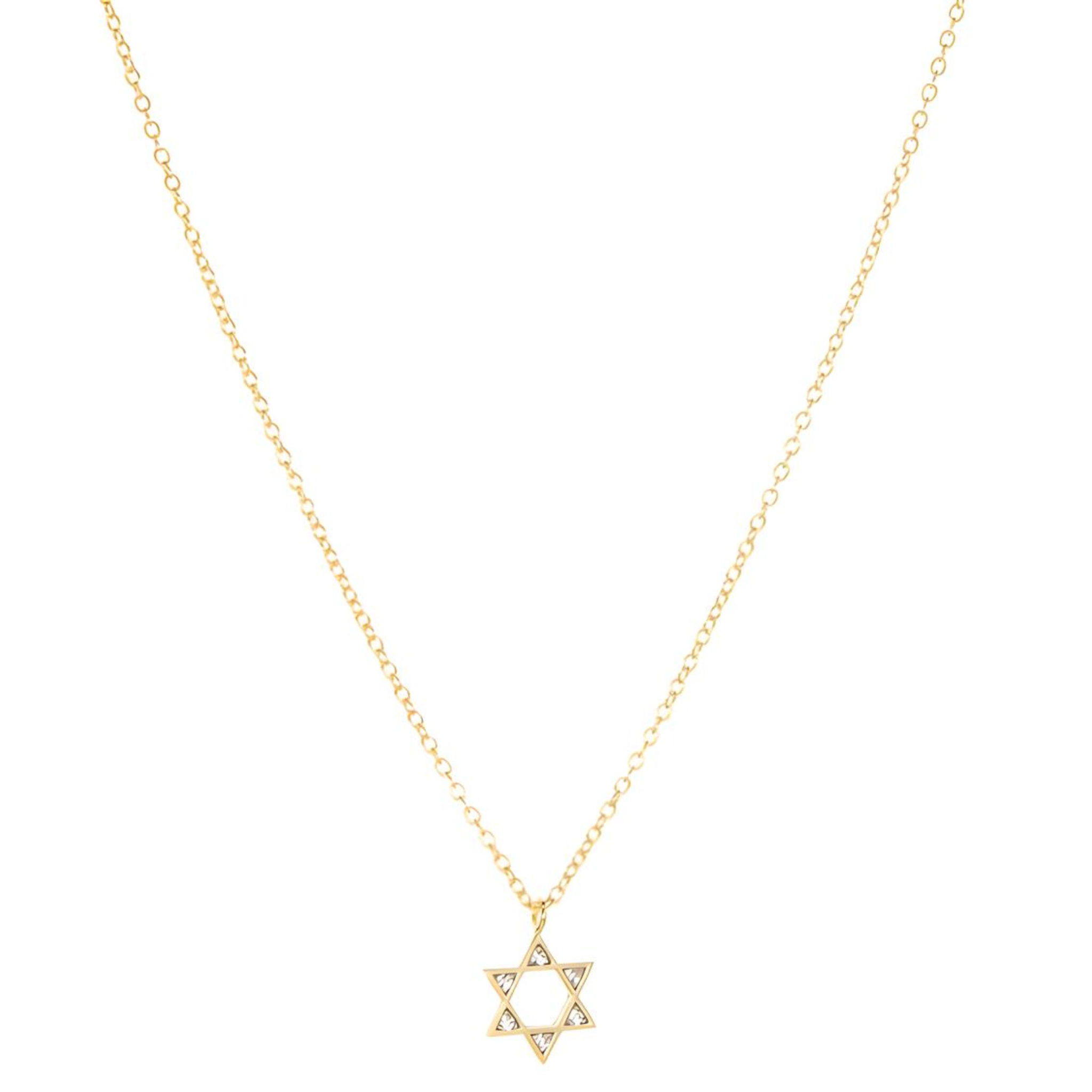 Cz Star of David Necklace - Let's Bag It