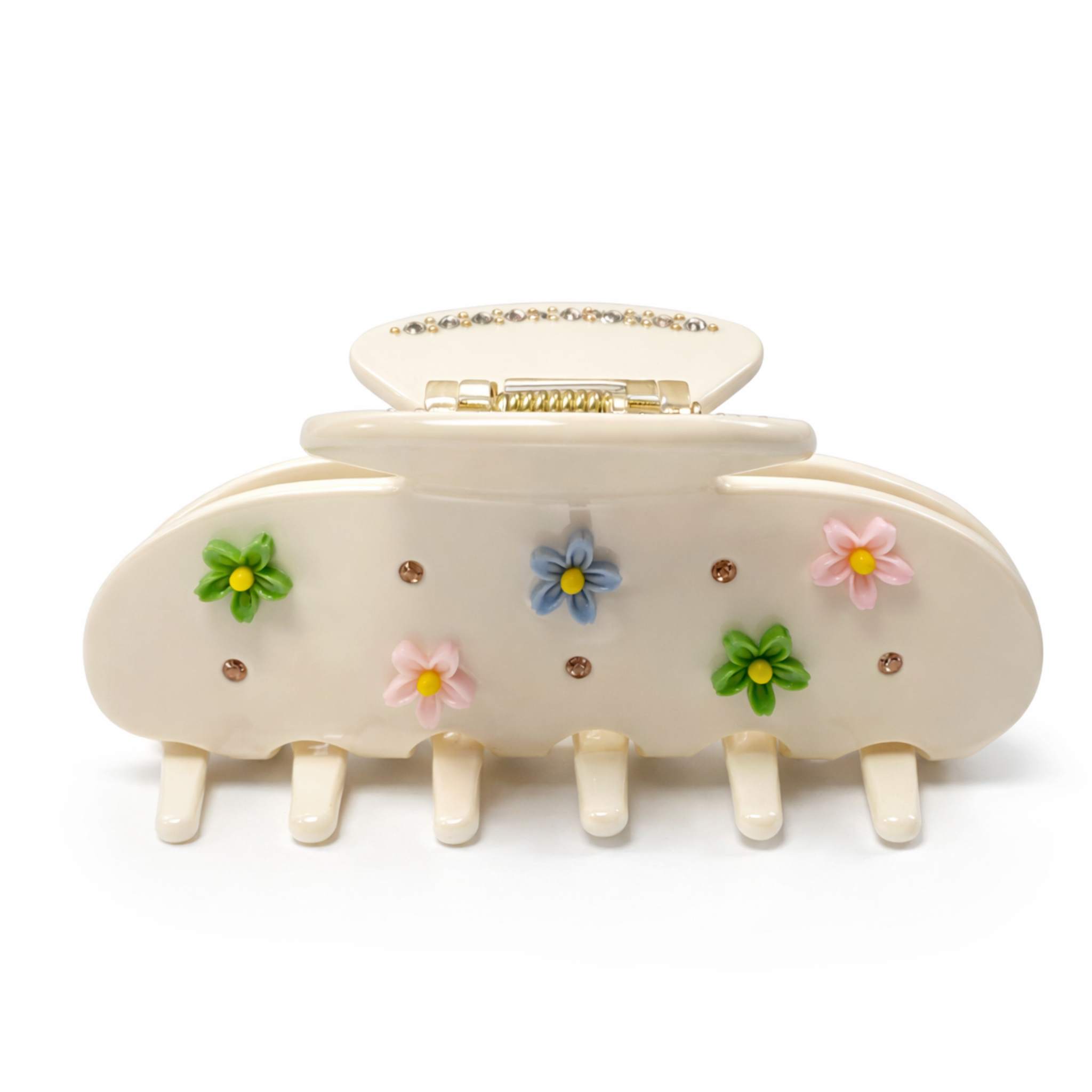 Colorful Daisy multicolor hairclip from Private Label, featuring vibrant flower design, ideal for stylish hair accessories.