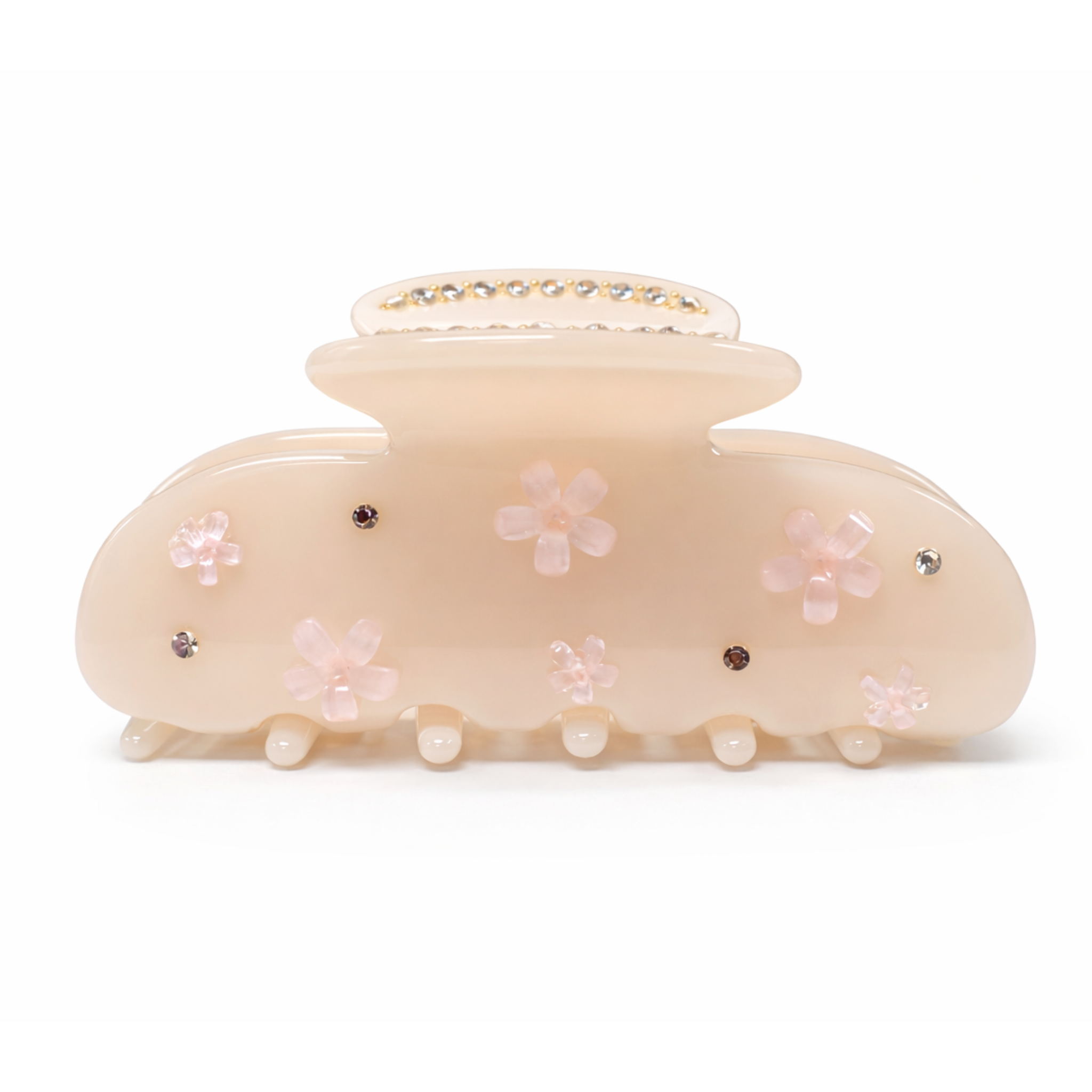 Multicolor flower hairclip from Private Label featuring a charming daisy design, perfect for adding a floral touch to hairstyles.