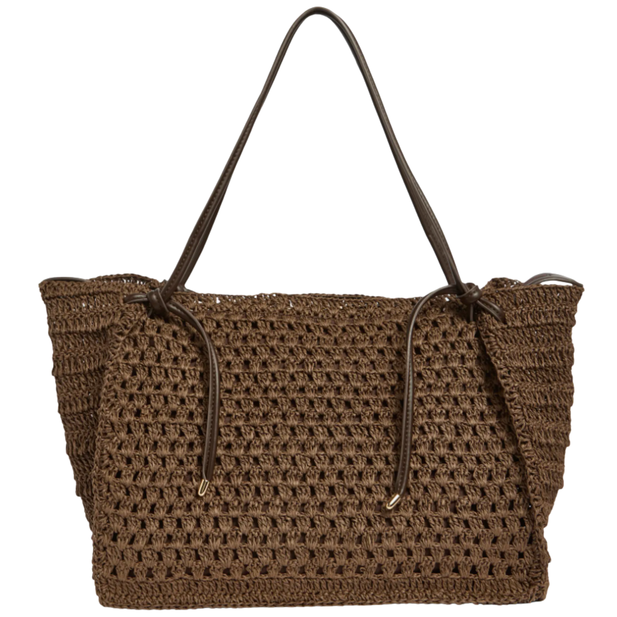 Multi-colored Dolce Vita Ravello Shopper Bag, a stylish beach bag with woven design and spacious interior.