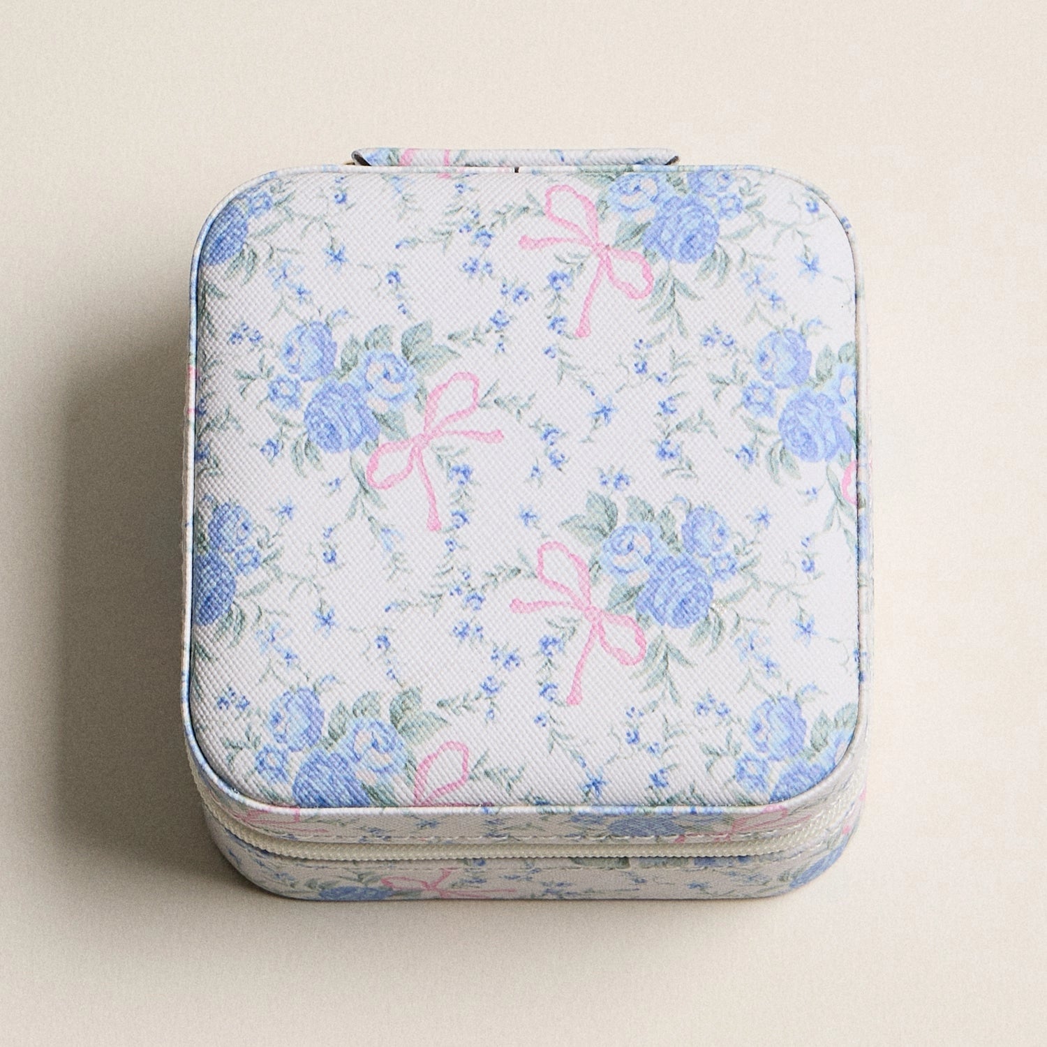 Travel Jewelry Box with Mirror | Compact