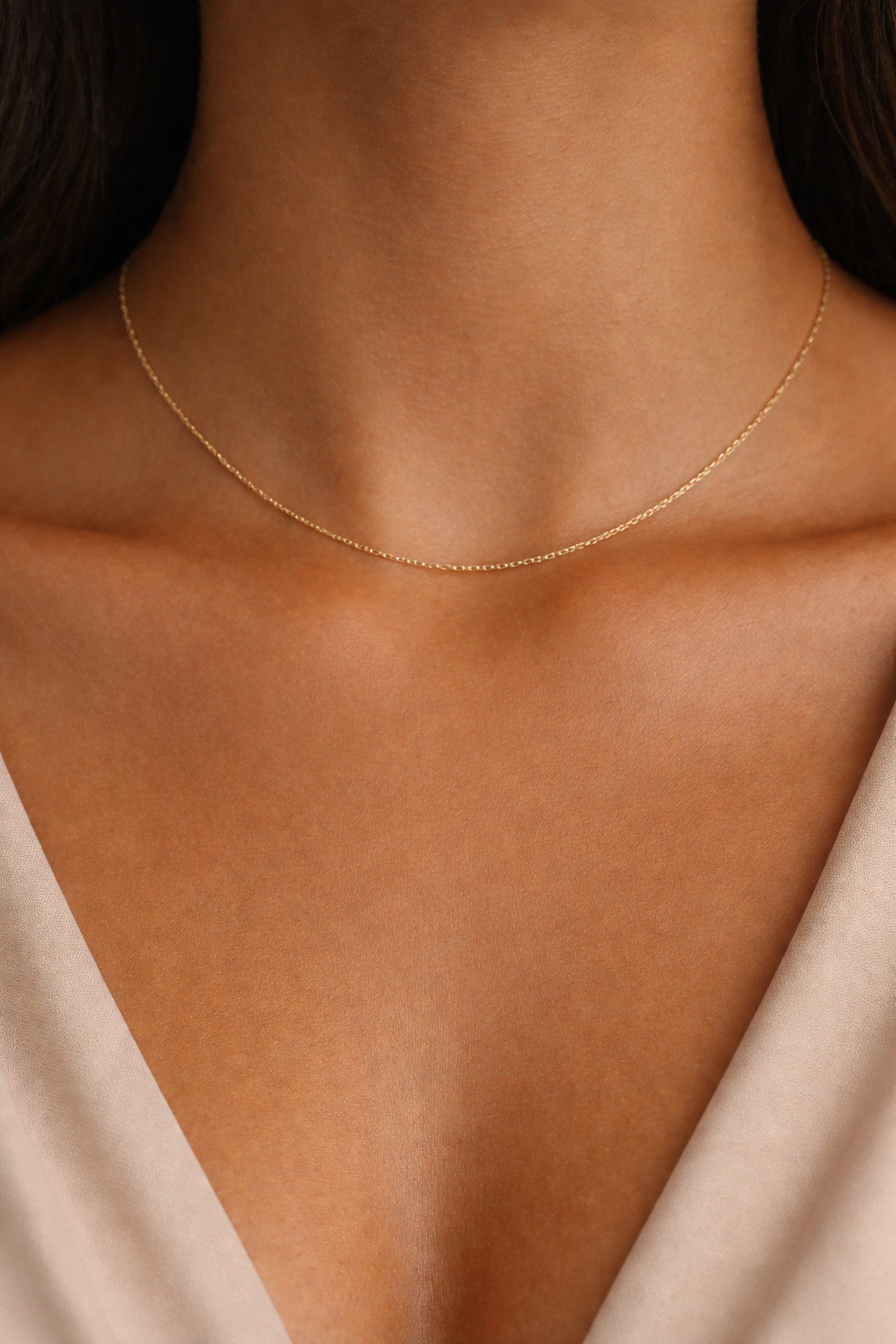 Dainty Link Chain Adjustable Necklace