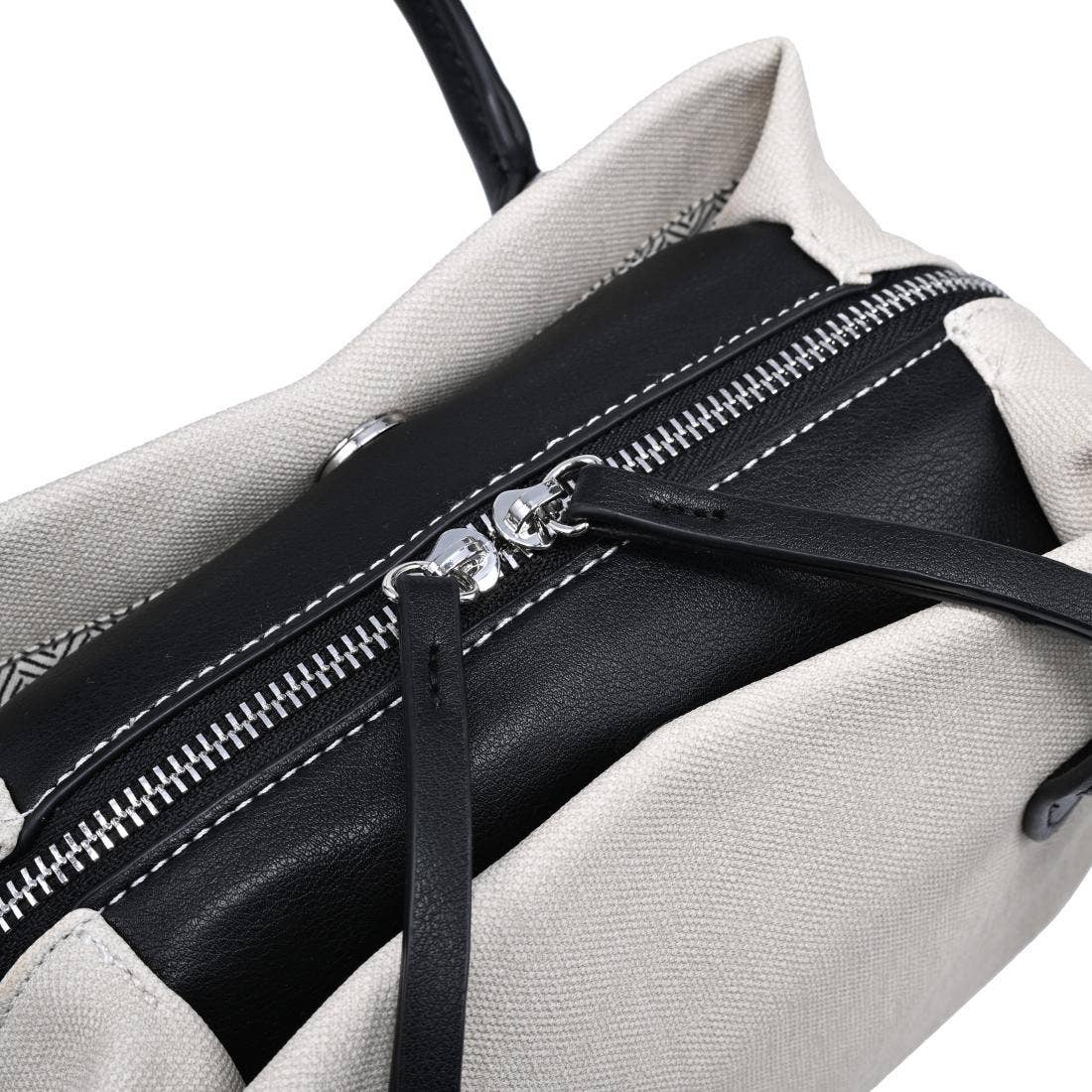 Urban Expressions Logan Crossbody bag with adjustable strap and sleek design, shown in black on a plain background.