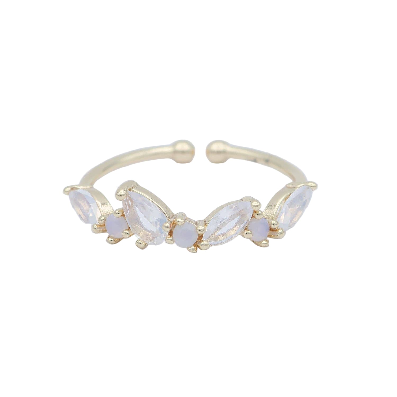 Dainty marquise ring from Private Label featuring a delicate design and elegant gemstone setting.