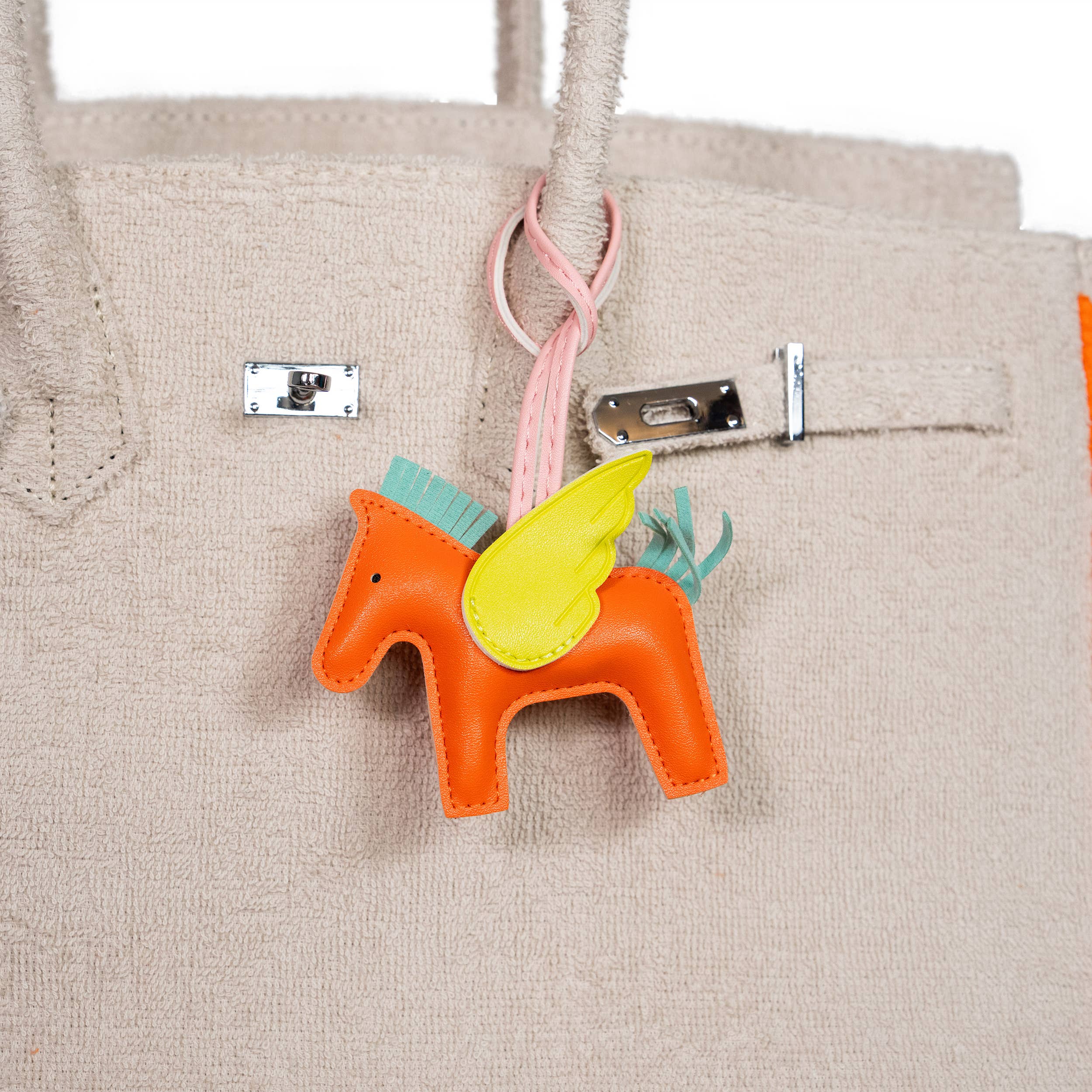 Malibu Sugar Hampton's designer-inspired tote bag with structured shape and stylish leather handles, perfect for everyday use.